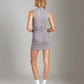 Kayli Mock Neck Ruched Mini Dress