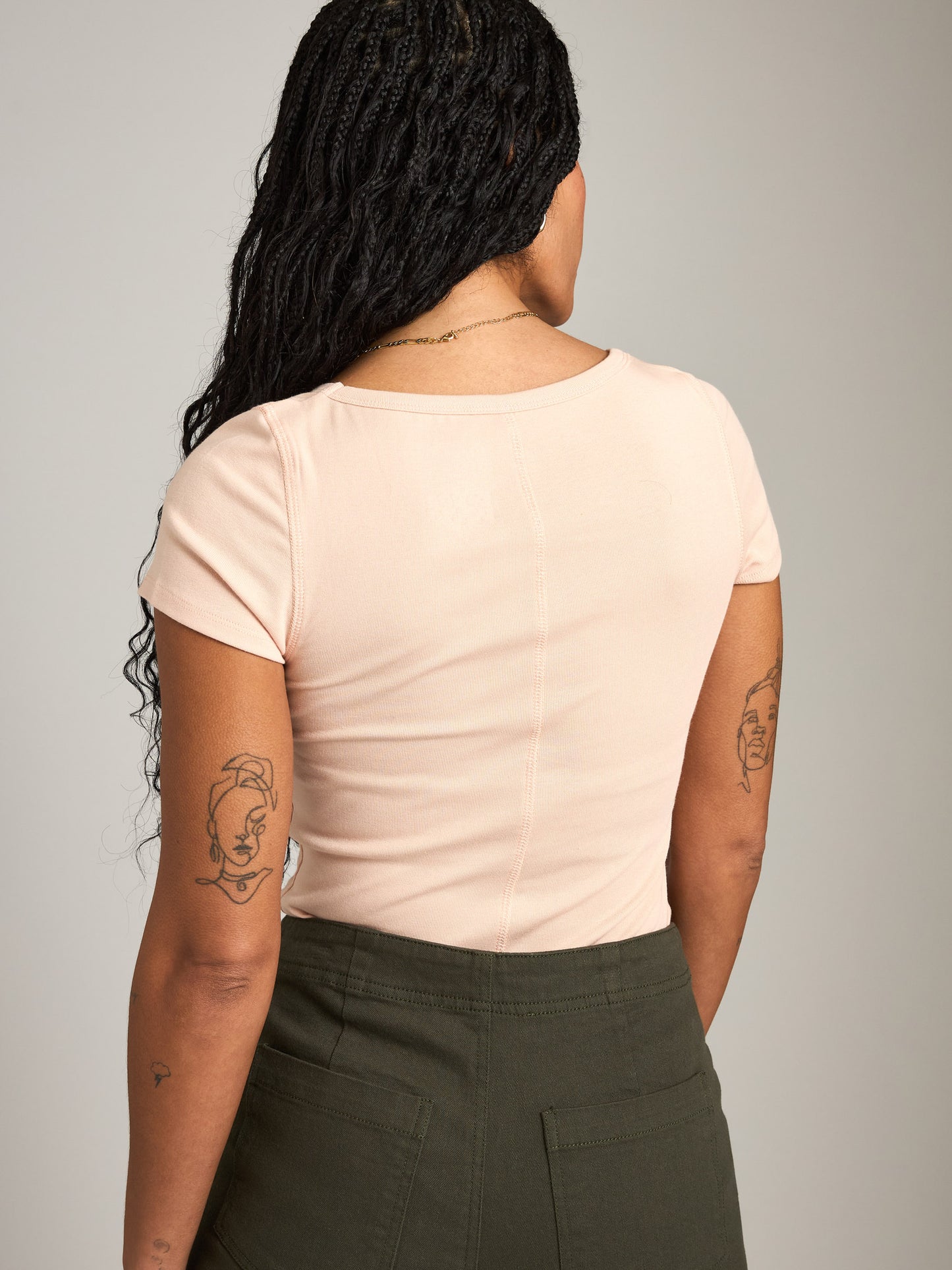 MONK & LOU - Starla Scoop Neck Tee
