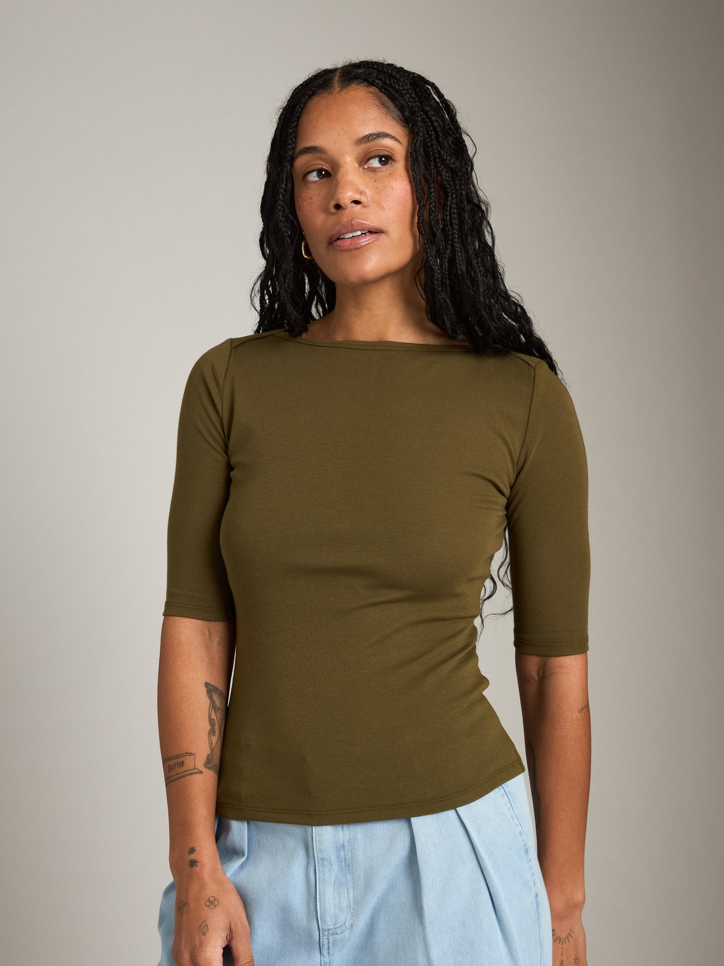 Eve Boatneck Top