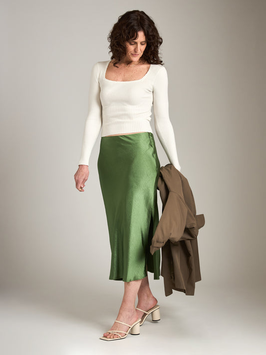 MONK & LOU - Nicola Bias Skirt