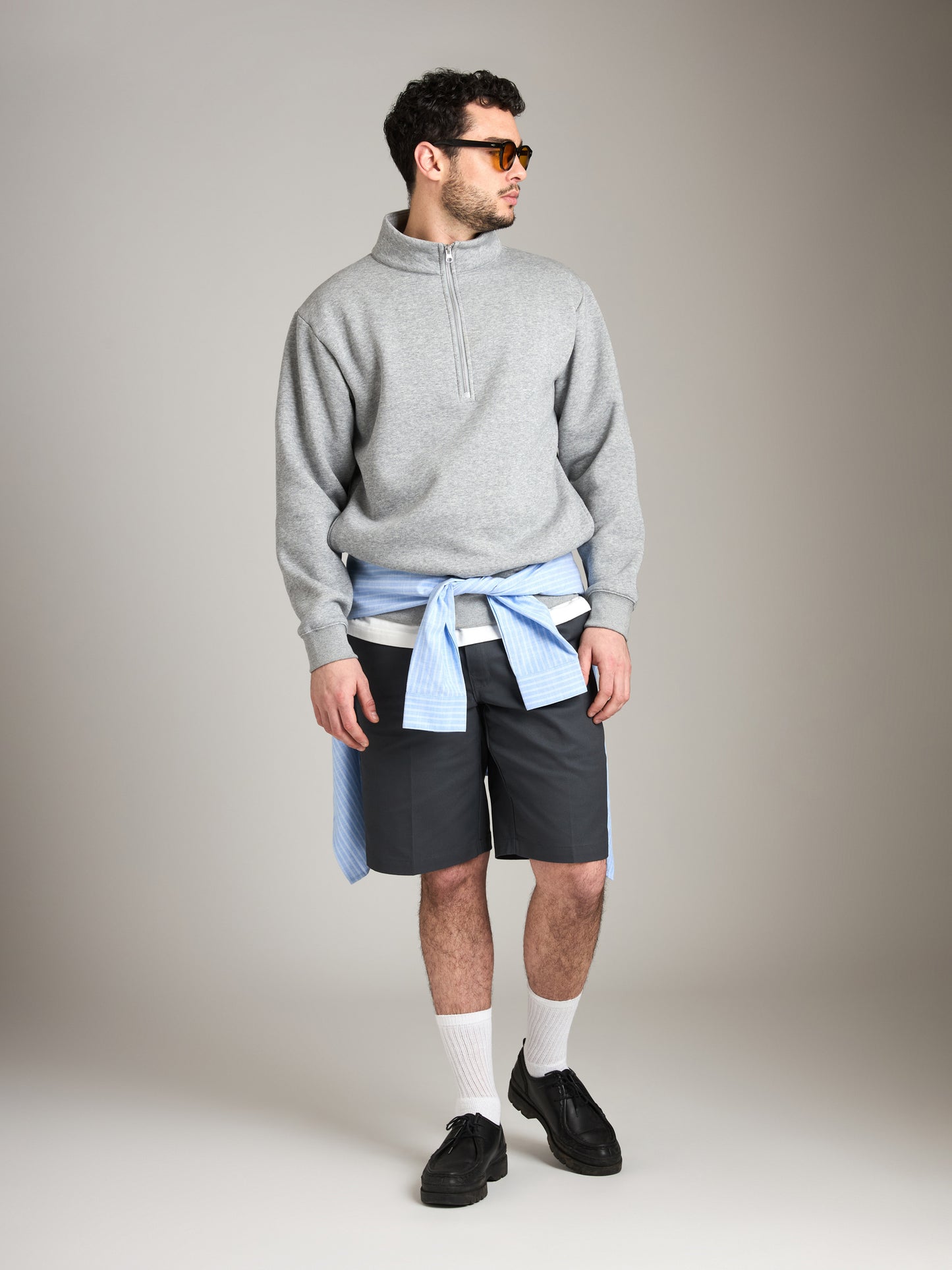 Brush Fleece Quarter Zip Pullover