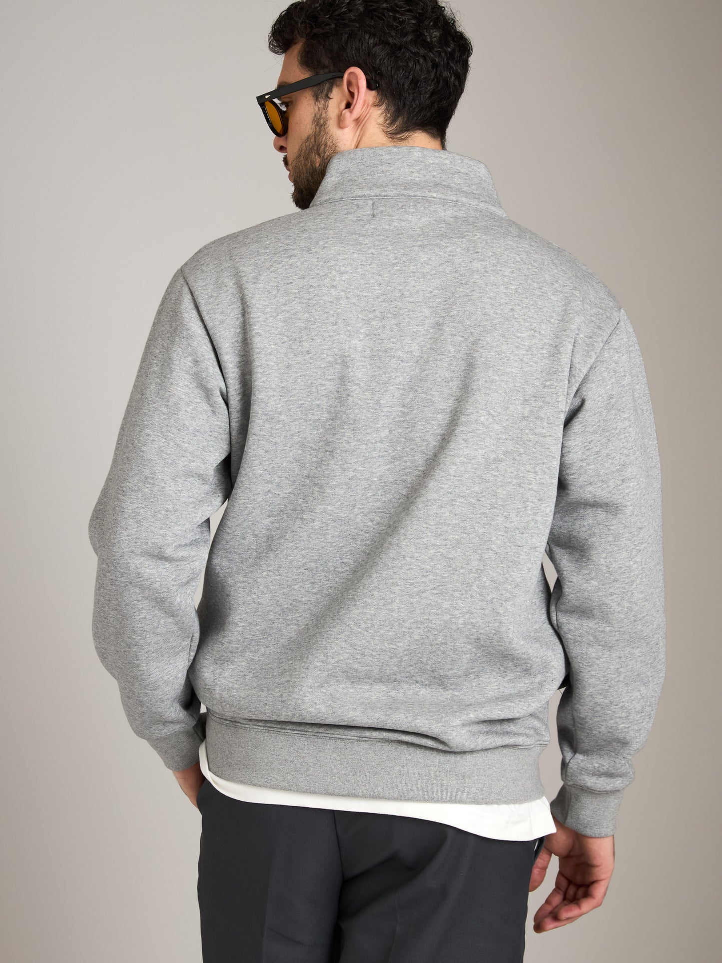 Brush Fleece Quarter Zip Pullover