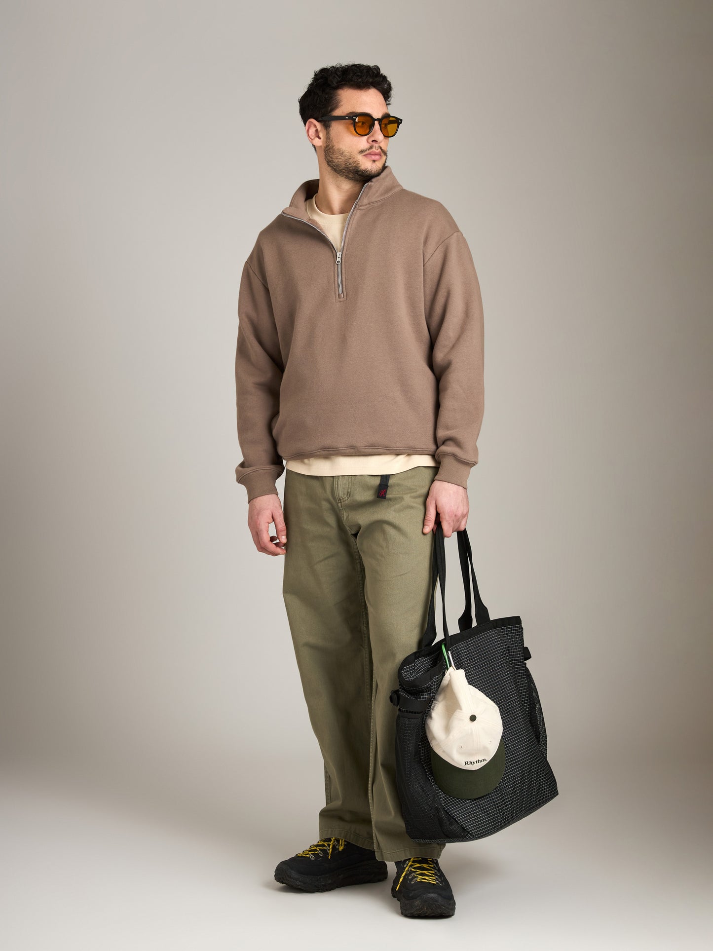 Brush Fleece Quarter Zip Pullover