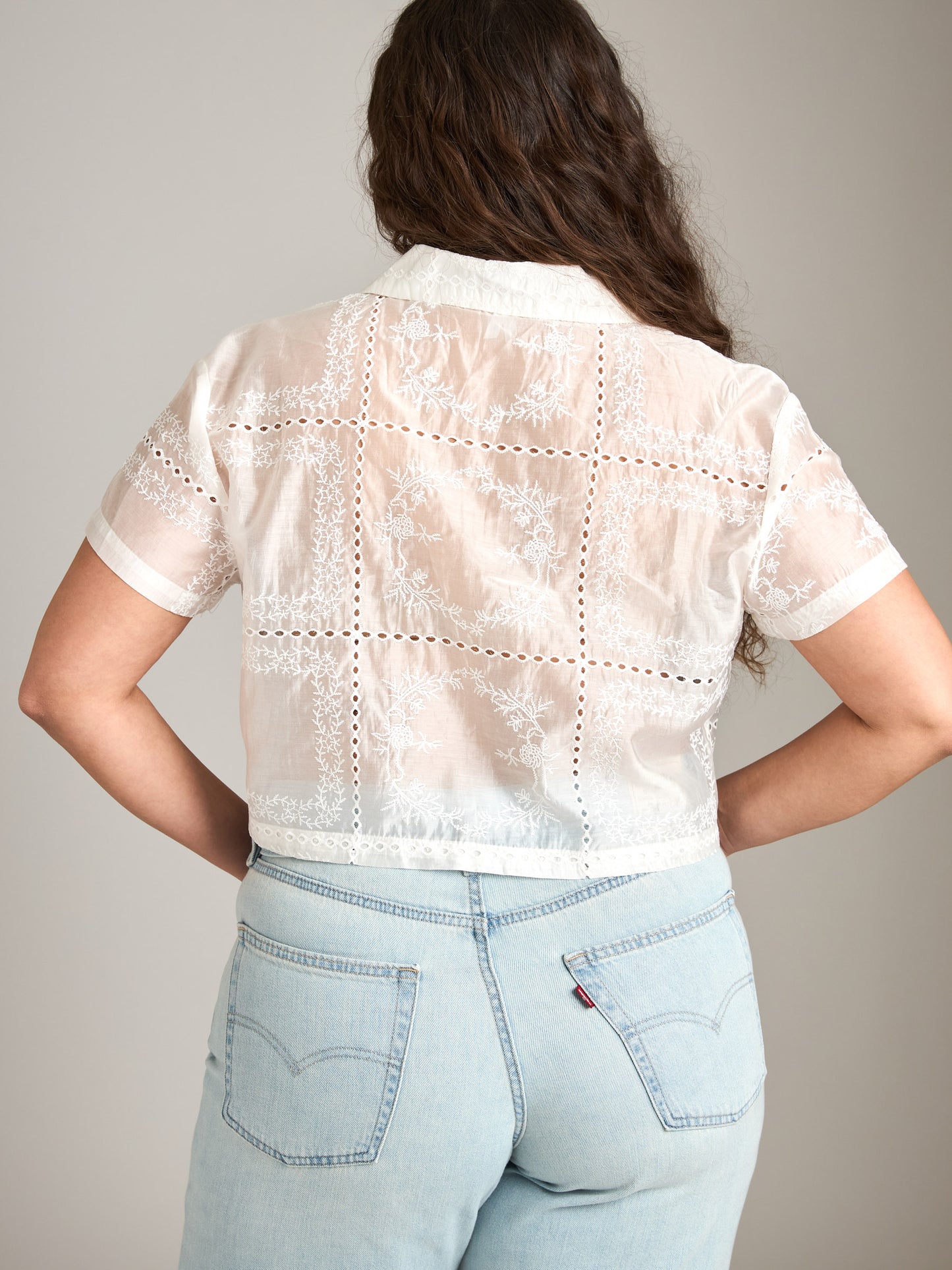 Eyelet Lace Top
