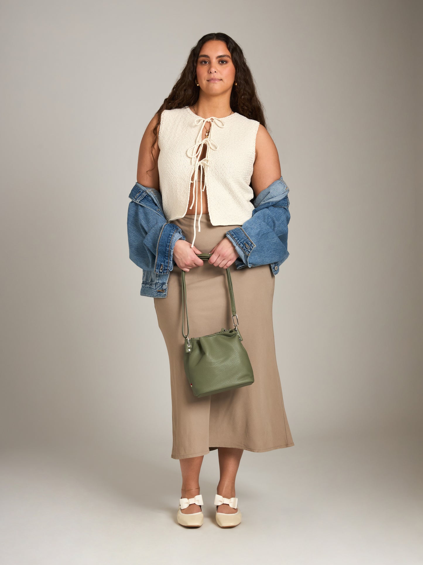 Knit Tie Front Vest