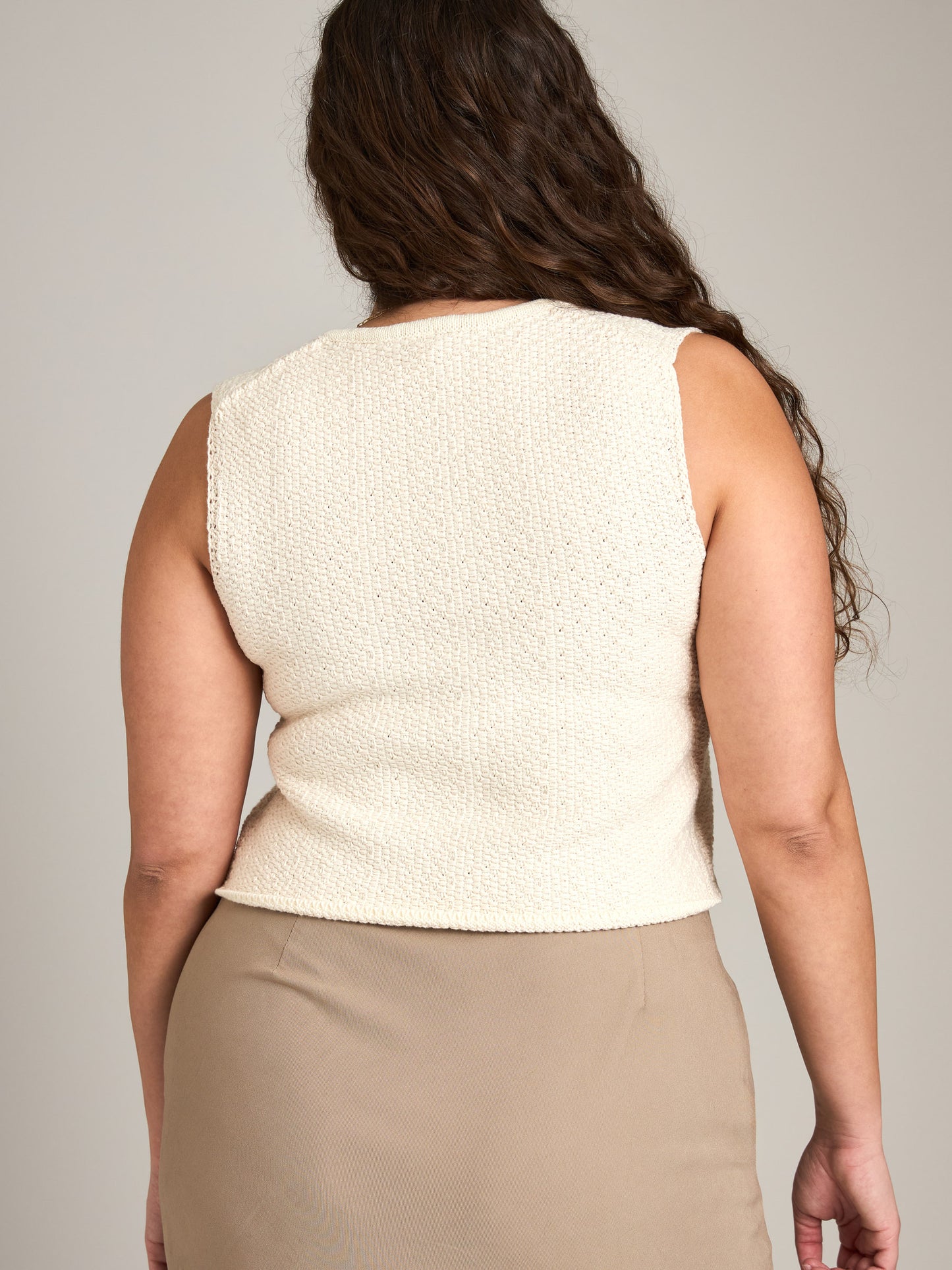 Knit Tie Front Vest