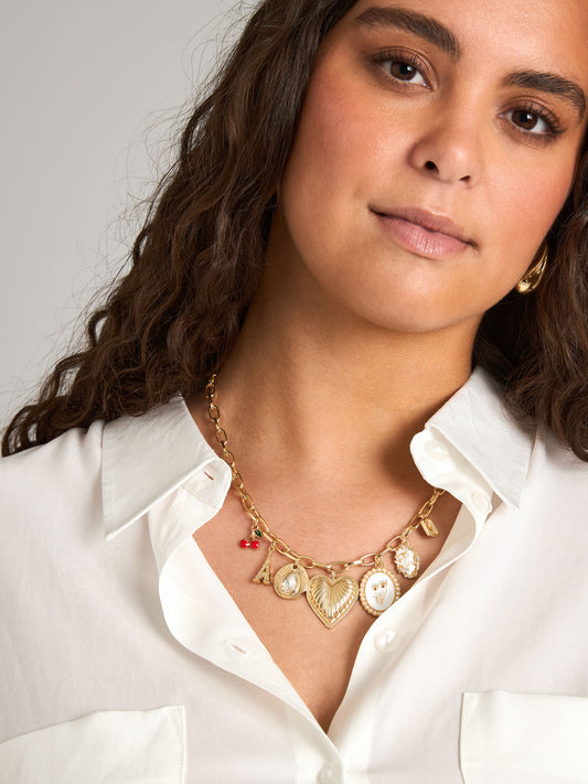 JEM - Eiffel Tower Charm Necklace -