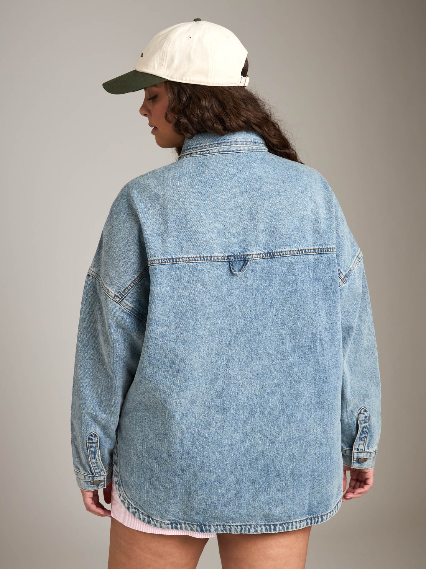 Snap Button Shacket