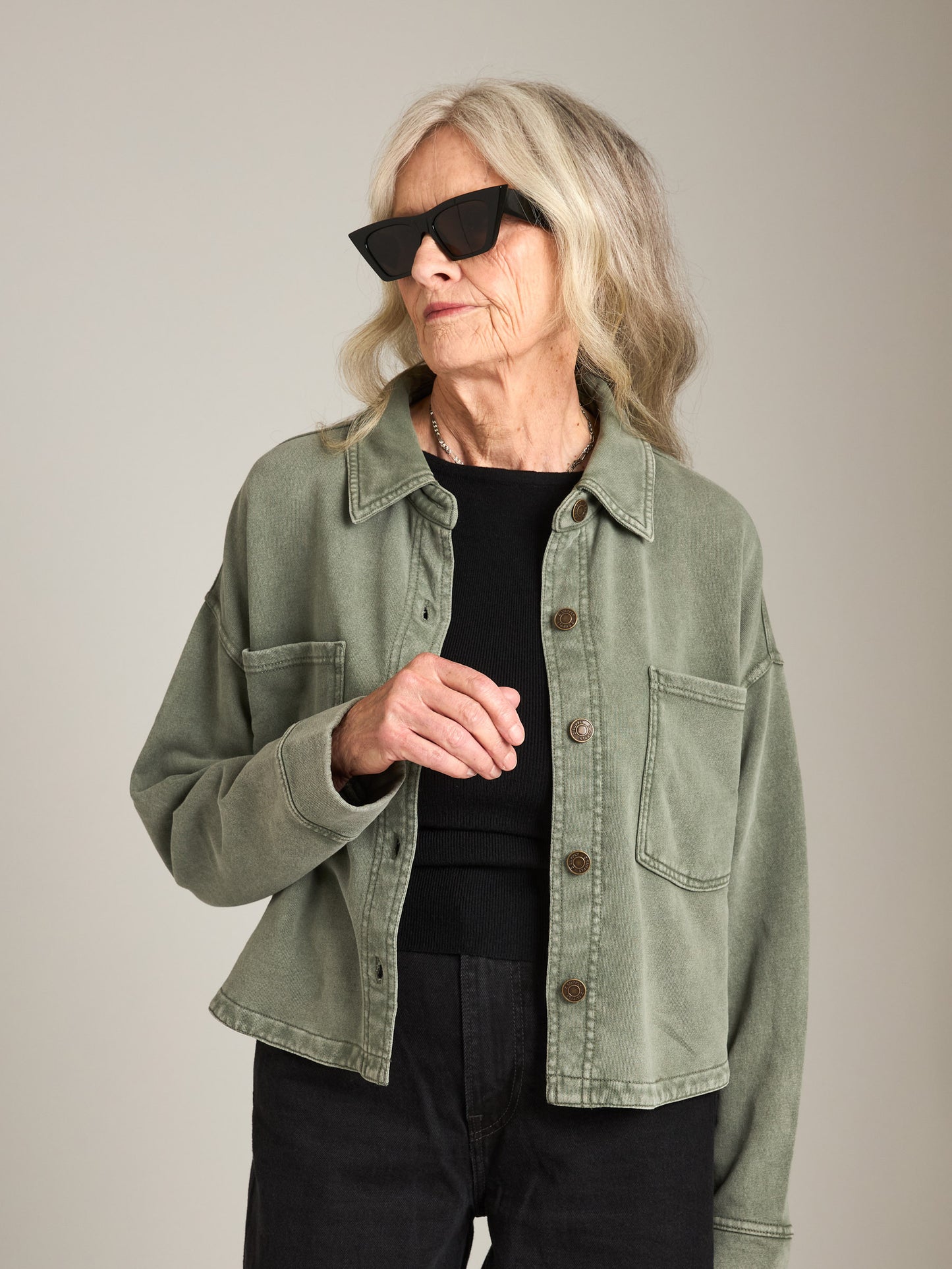 Z SUPPLY - All Day Crop Knit Jacket -