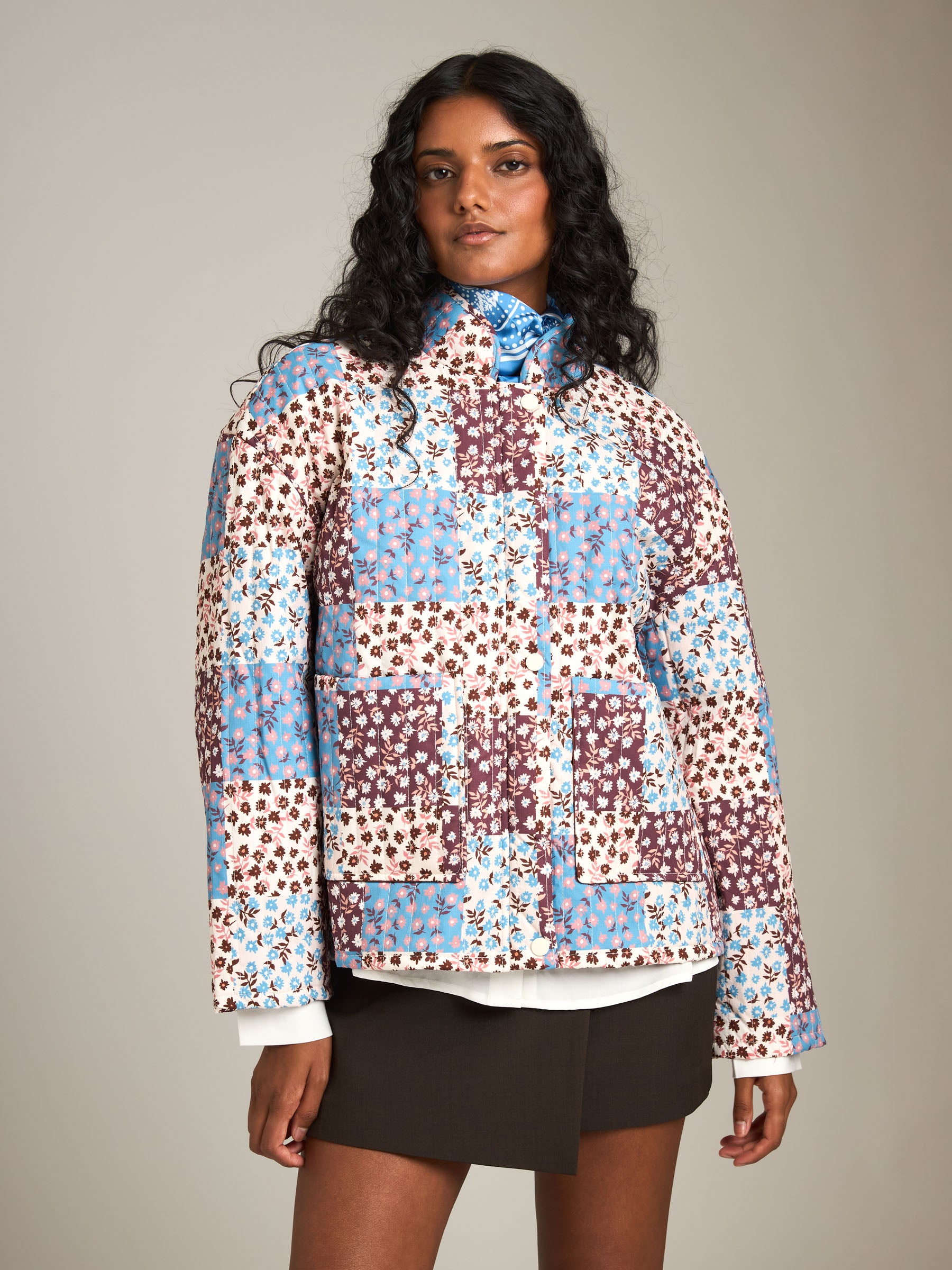SADIE & SAGE - The Collector Patchwork Quilted Jacket -