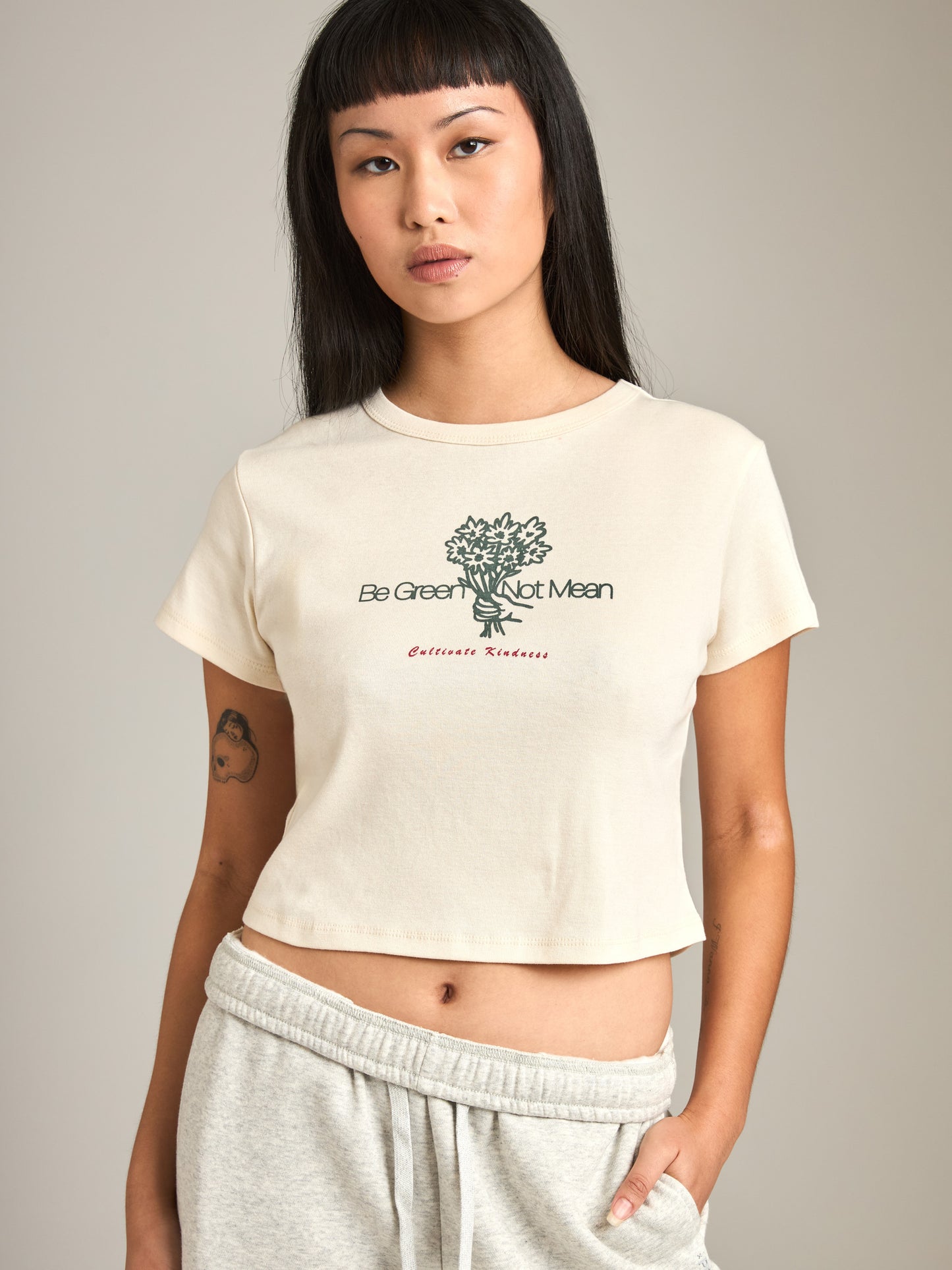 GIRL DANGEROUS - Be Green Baby Tee -
