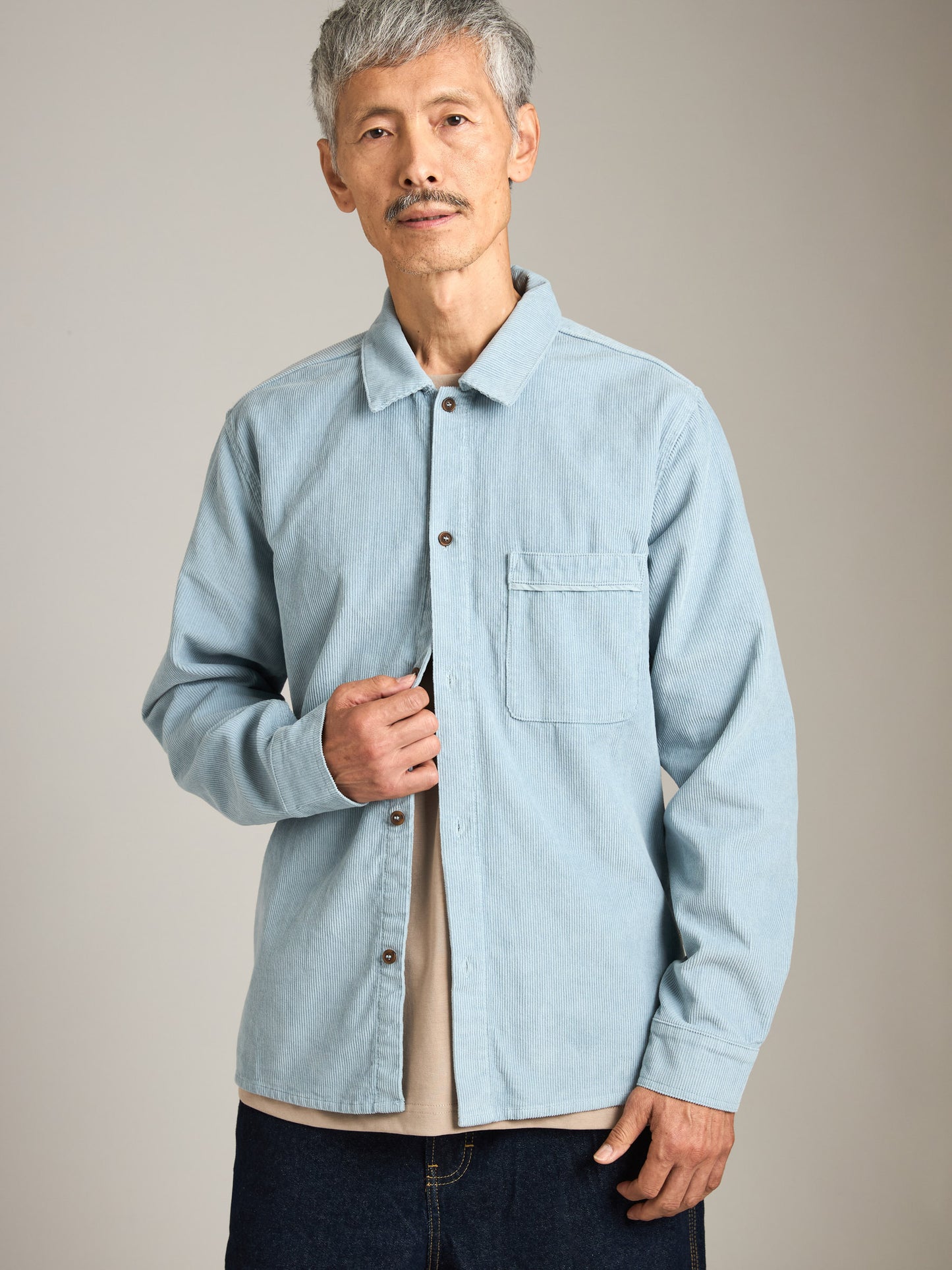 RHYTHM - Corduroy Long Sleeve Shirt -