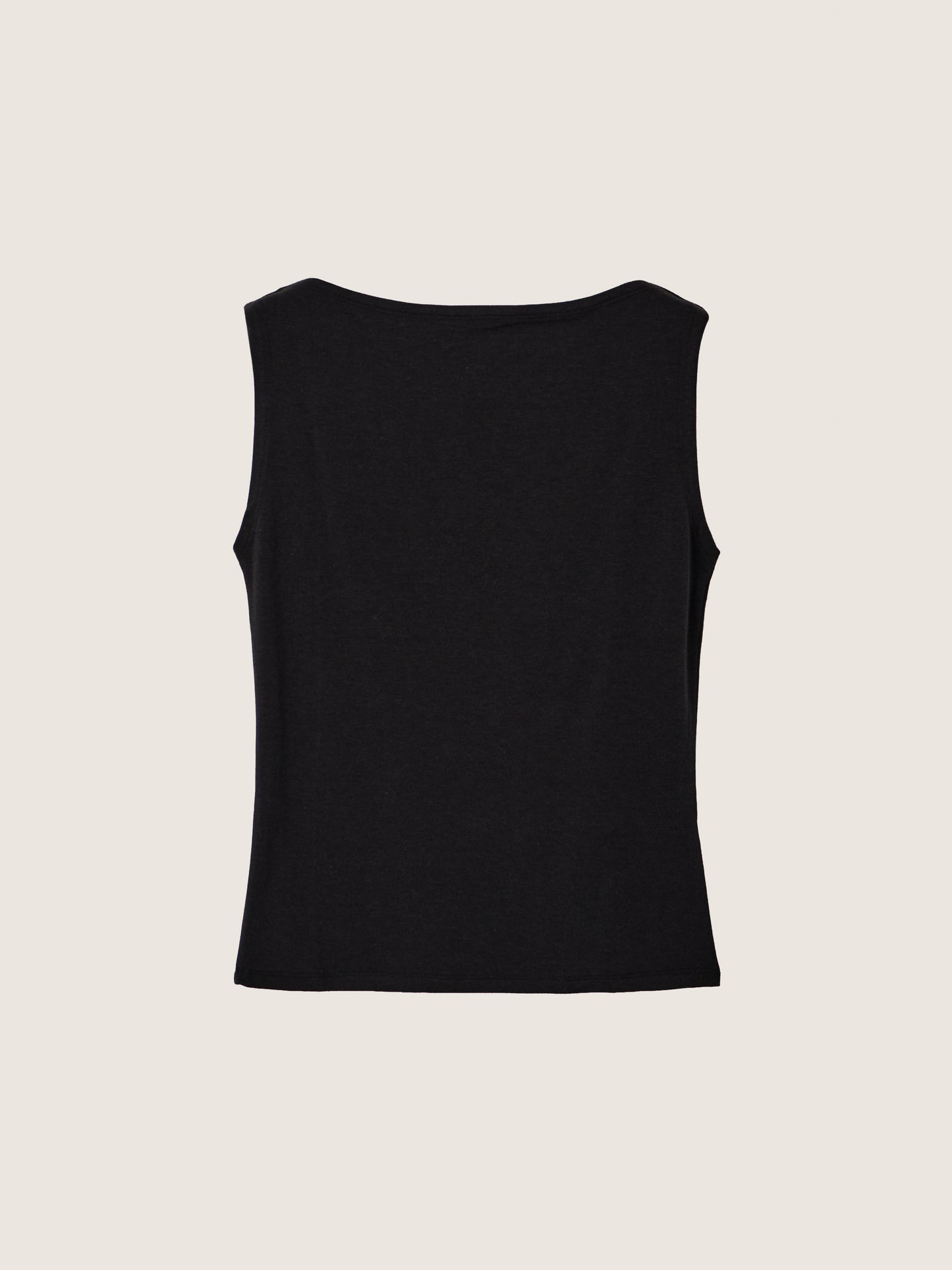 MONK & LOU - Carla Boatneck Shell - Black