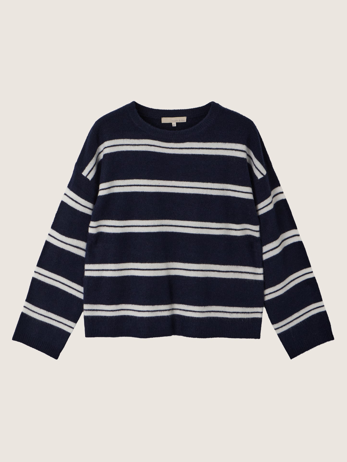 MONK & LOU - Liv Crewneck Pullover Sweater -