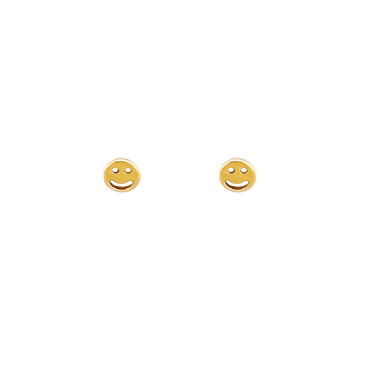 Accessories - SUGAR BLOSSOM - Smiley Face Stud Earring - PLENTY