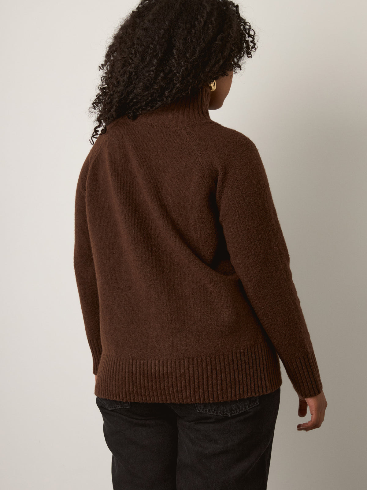 Anthousa Mockneck Pullover Sweater