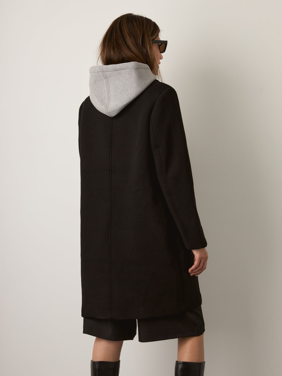 Despina Scuba Hooded Coat