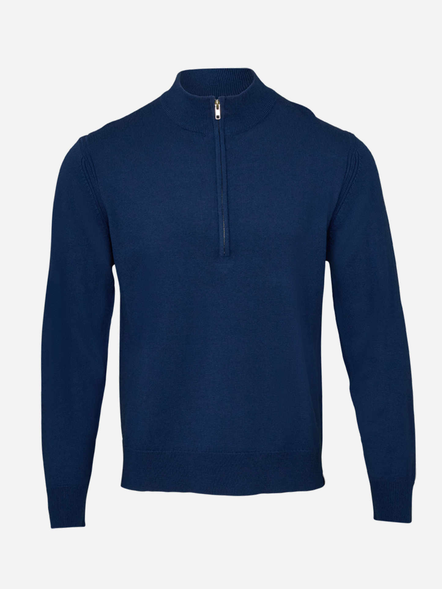 Jersey Stitch Quarter Zip Sweater