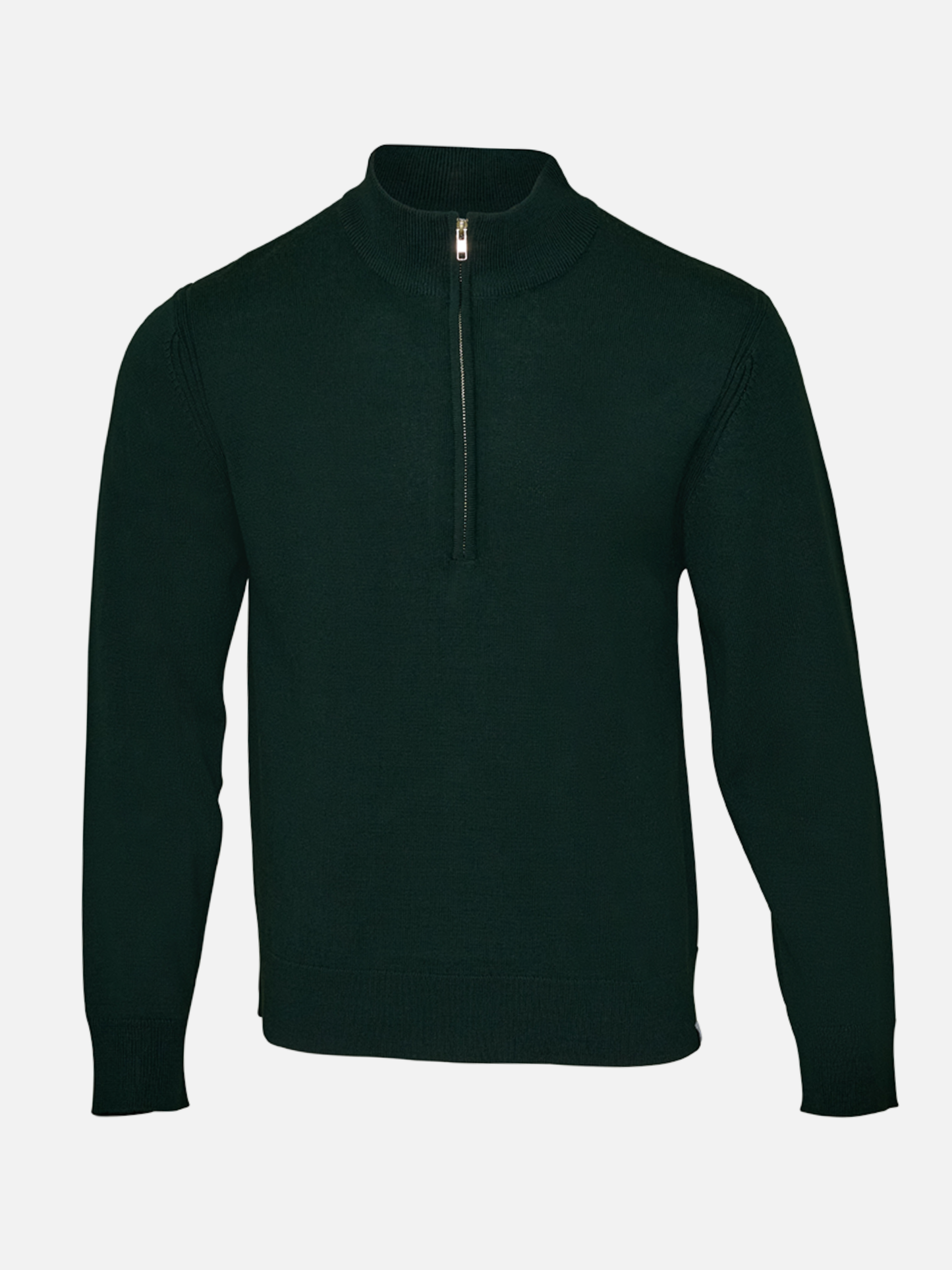 Jersey Stitch Quarter Zip Sweater