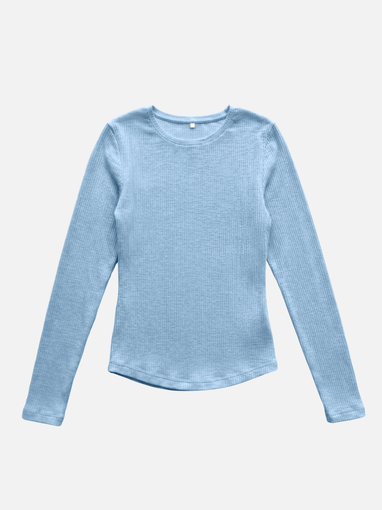 MONK & LOU - Bryony Wide Rib Long Sleeve Top -