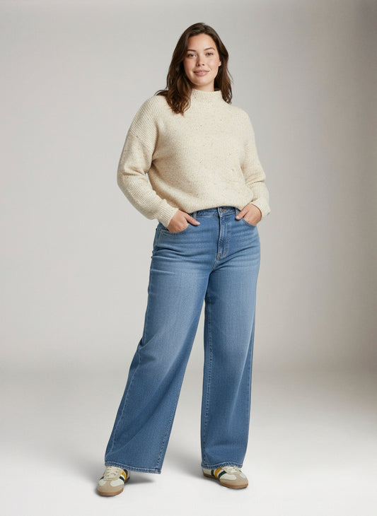 WARP & WEFT - NCE Relaxed Wide Leg Jeans - Daydreamer -