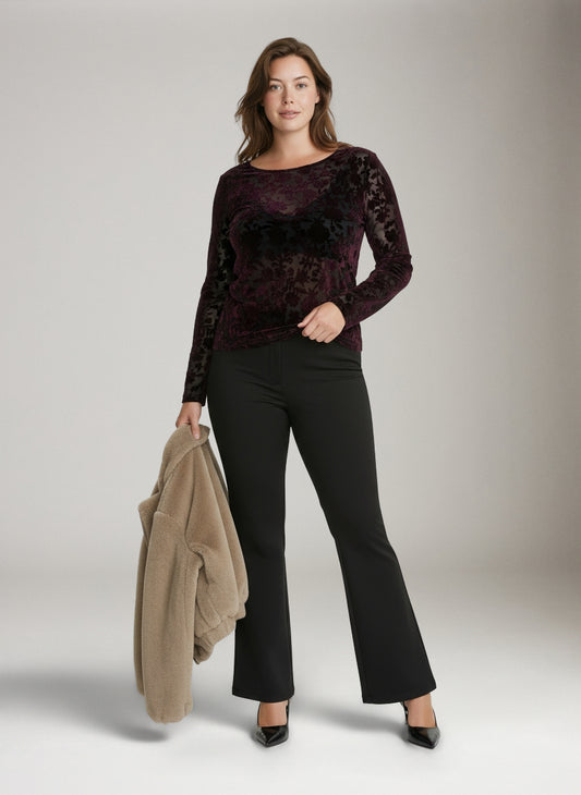 Thea Flock Longsleeve Top