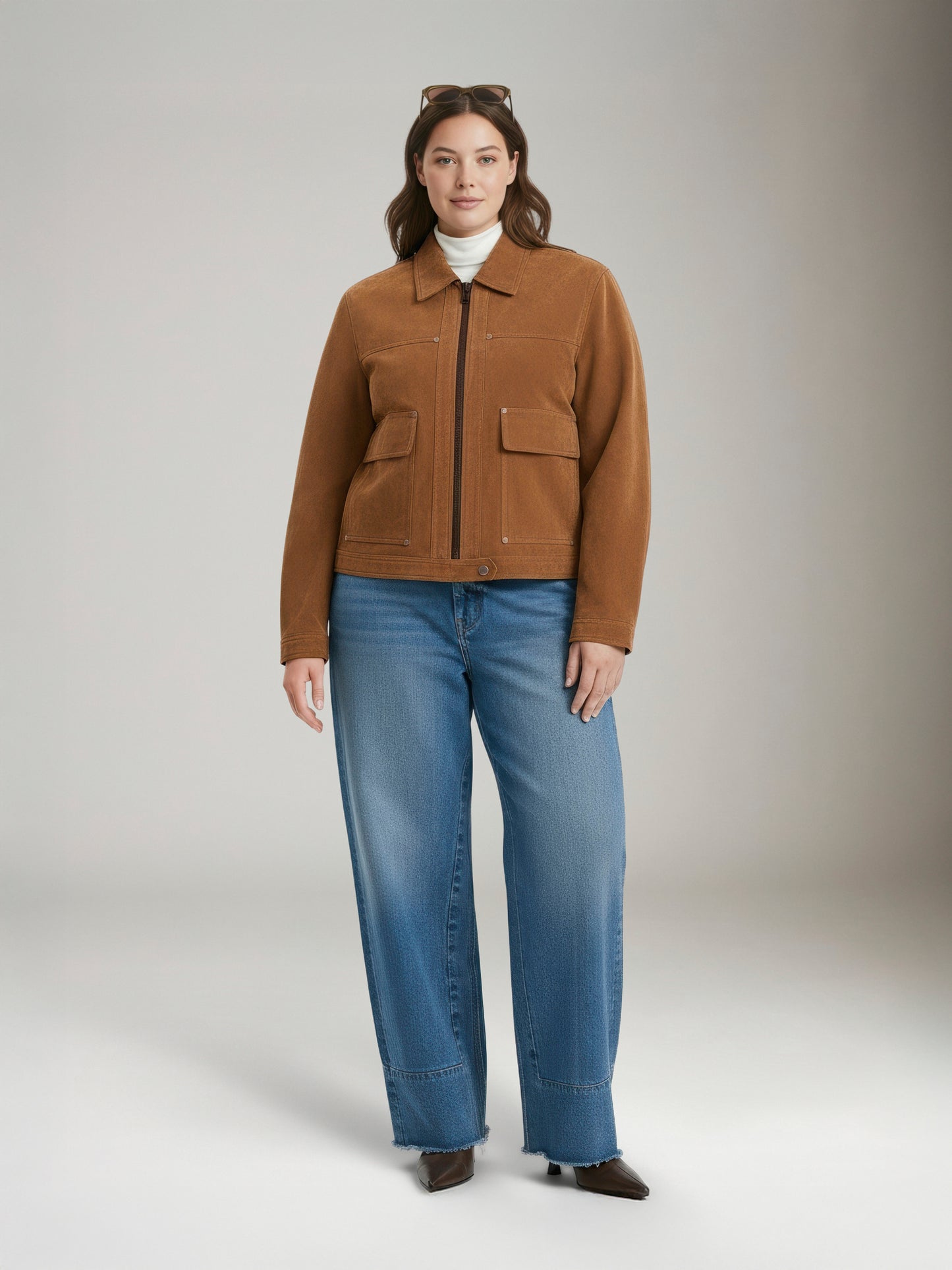 FREE PEOPLE - Blair Vegan Suede Jacket -