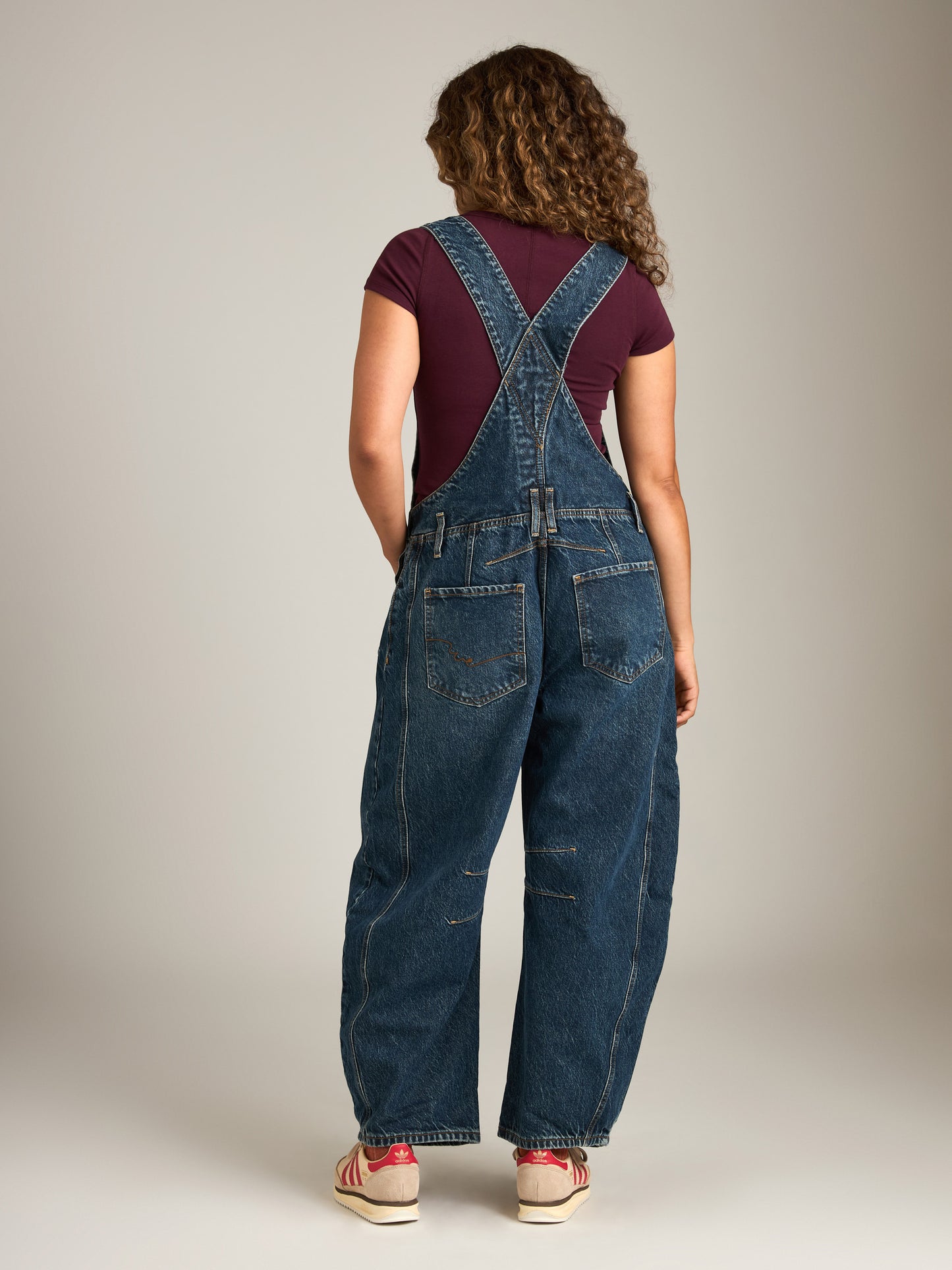 FREE PEOPLE - Good Luck Barrel Overalls -