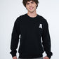 m sweaters - ATRIUM - French Terry Applique Logo Pullover - PLENTY