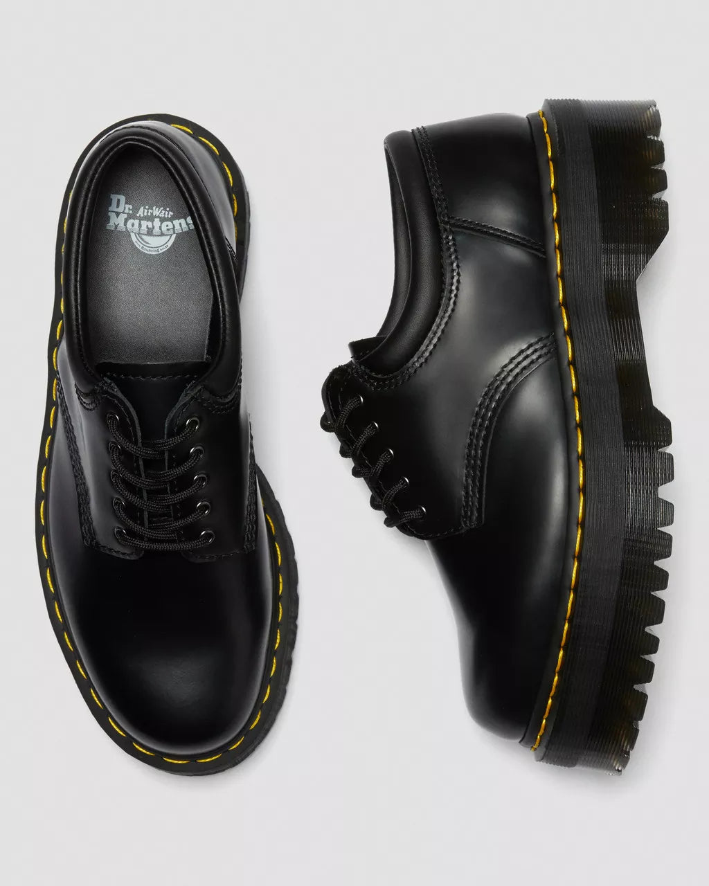 SHOES - DR.MARTENS - Quad Bex Smooth Leather Shoe - PLENTY