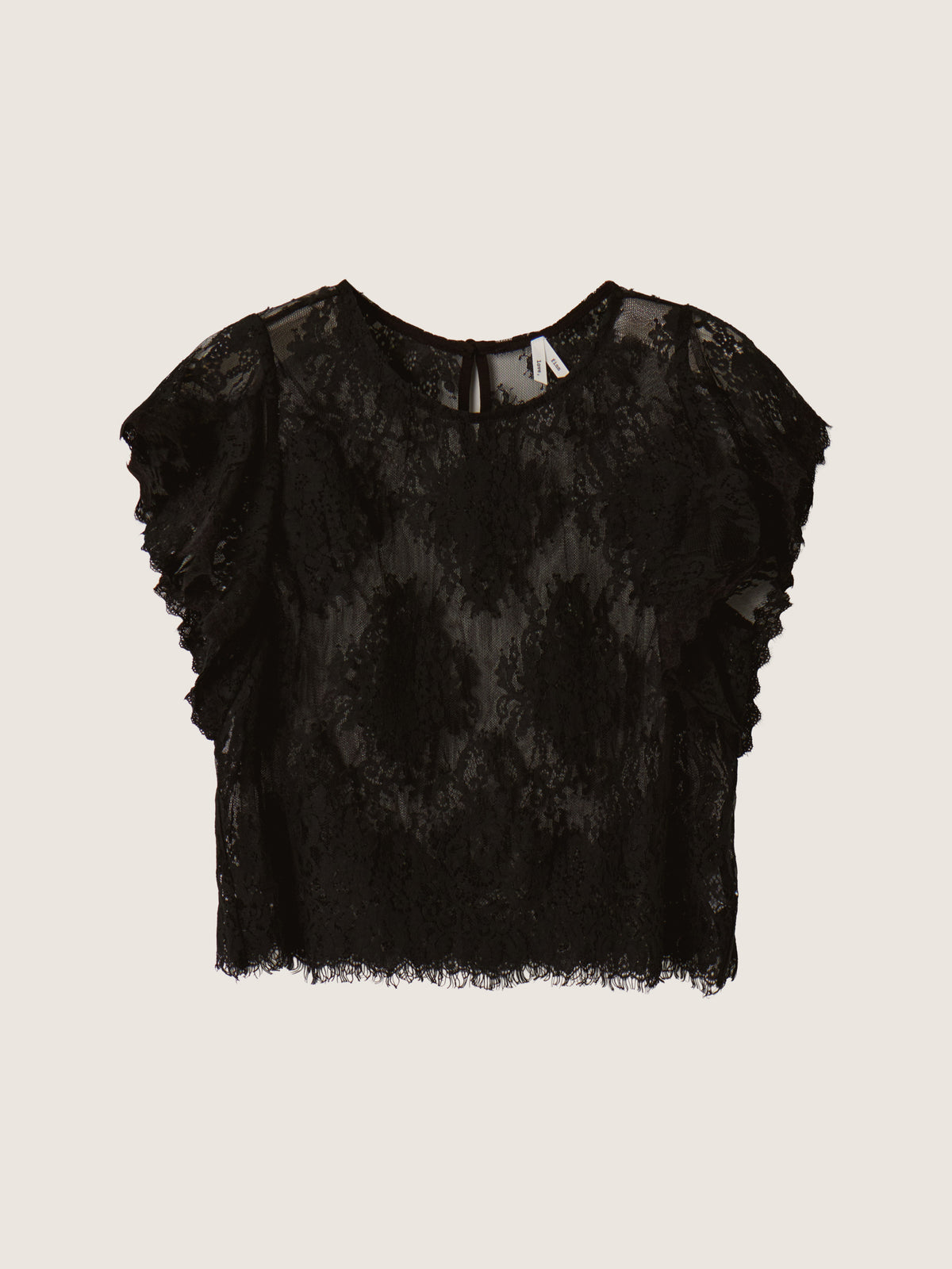 LOVEFINN - Lace Scalloped Top -