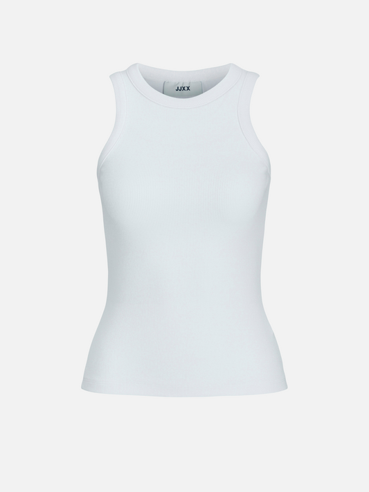 JJXX - Forest Rib Tank - Bright White