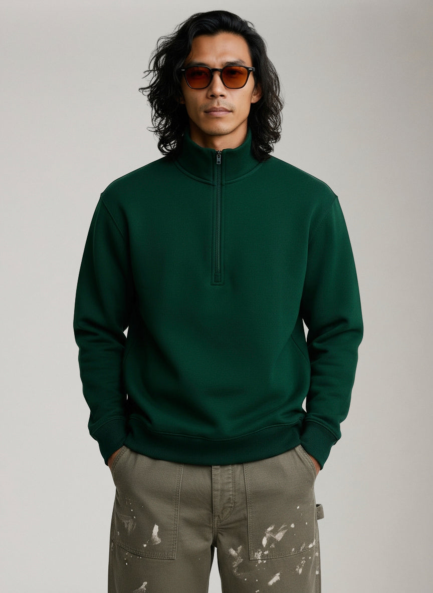ATRIUM - Midweight Fleece Half-Zip Pullover -