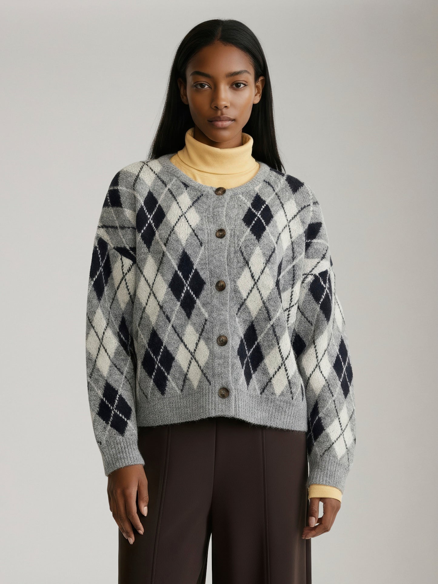 SADIE & SAGE - Bec Argyle Cardigan -