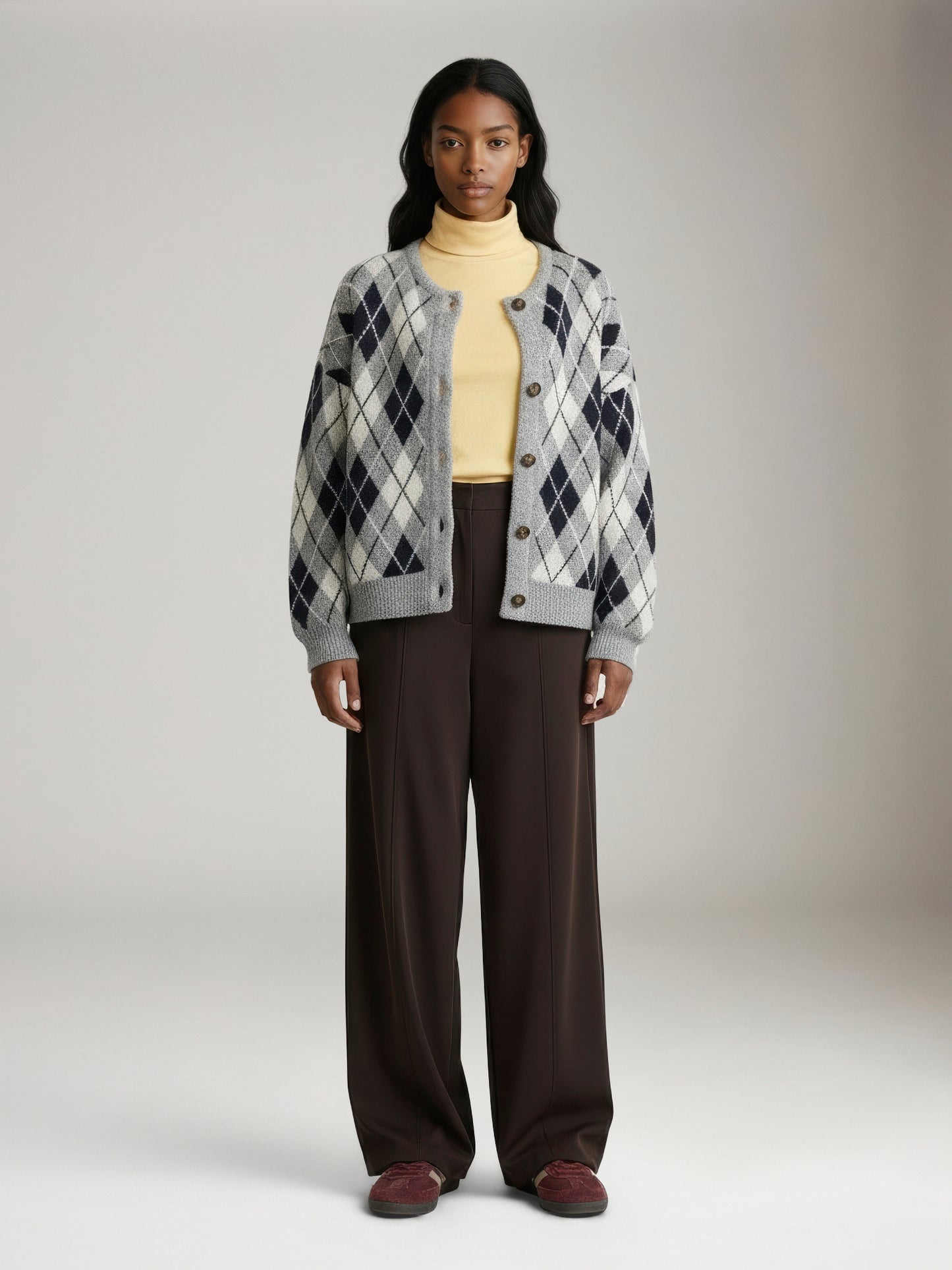 SADIE & SAGE - Bec Argyle Cardigan -