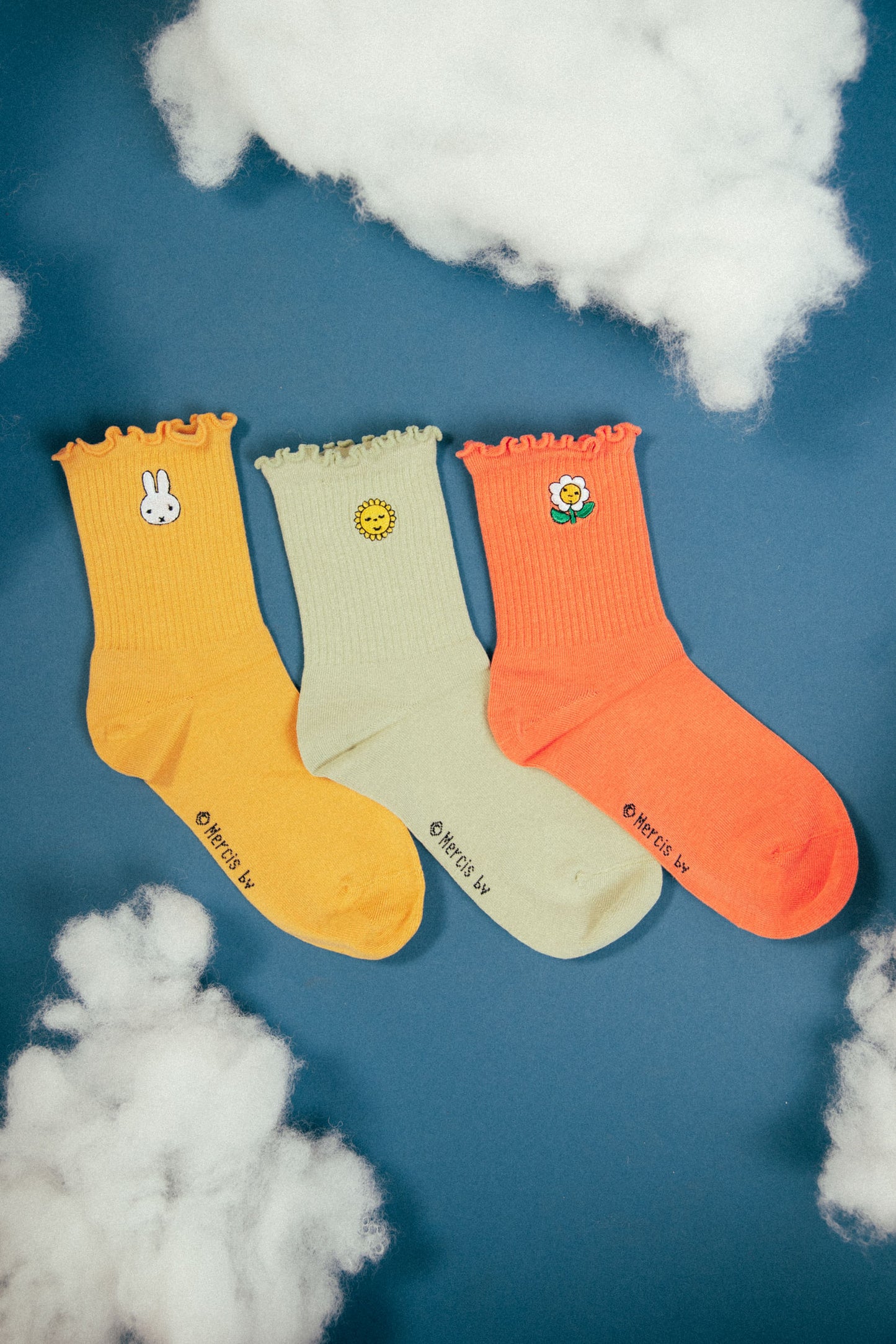 Accessories - DAISY STREET - Miffy 3Pack Embroidered Socks - PLENTY
