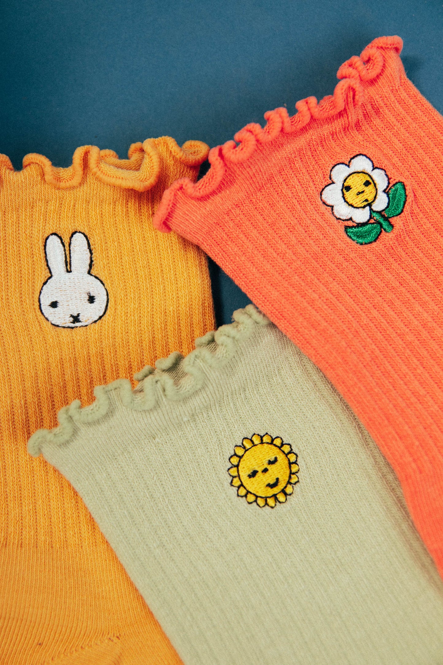 Accessories - DAISY STREET - Miffy 3Pack Embroidered Socks - PLENTY