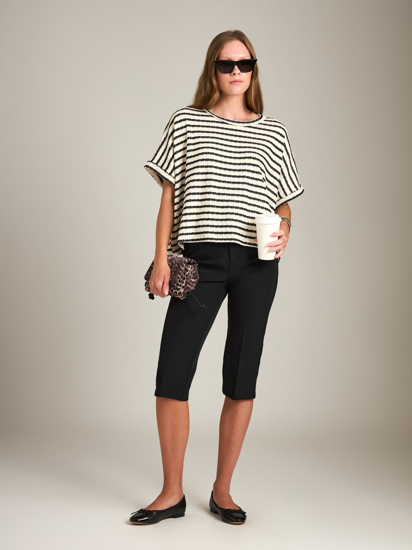 LOVEFINN - Stripe Boxy Top -