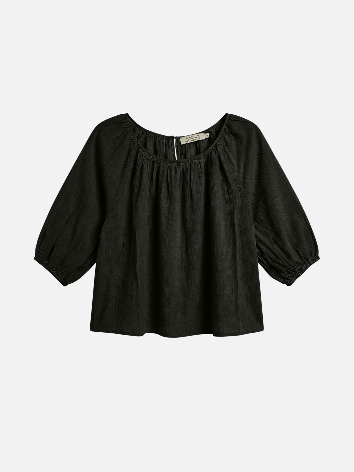 PROPAGANDA - Melinda Gathered Top - Black
