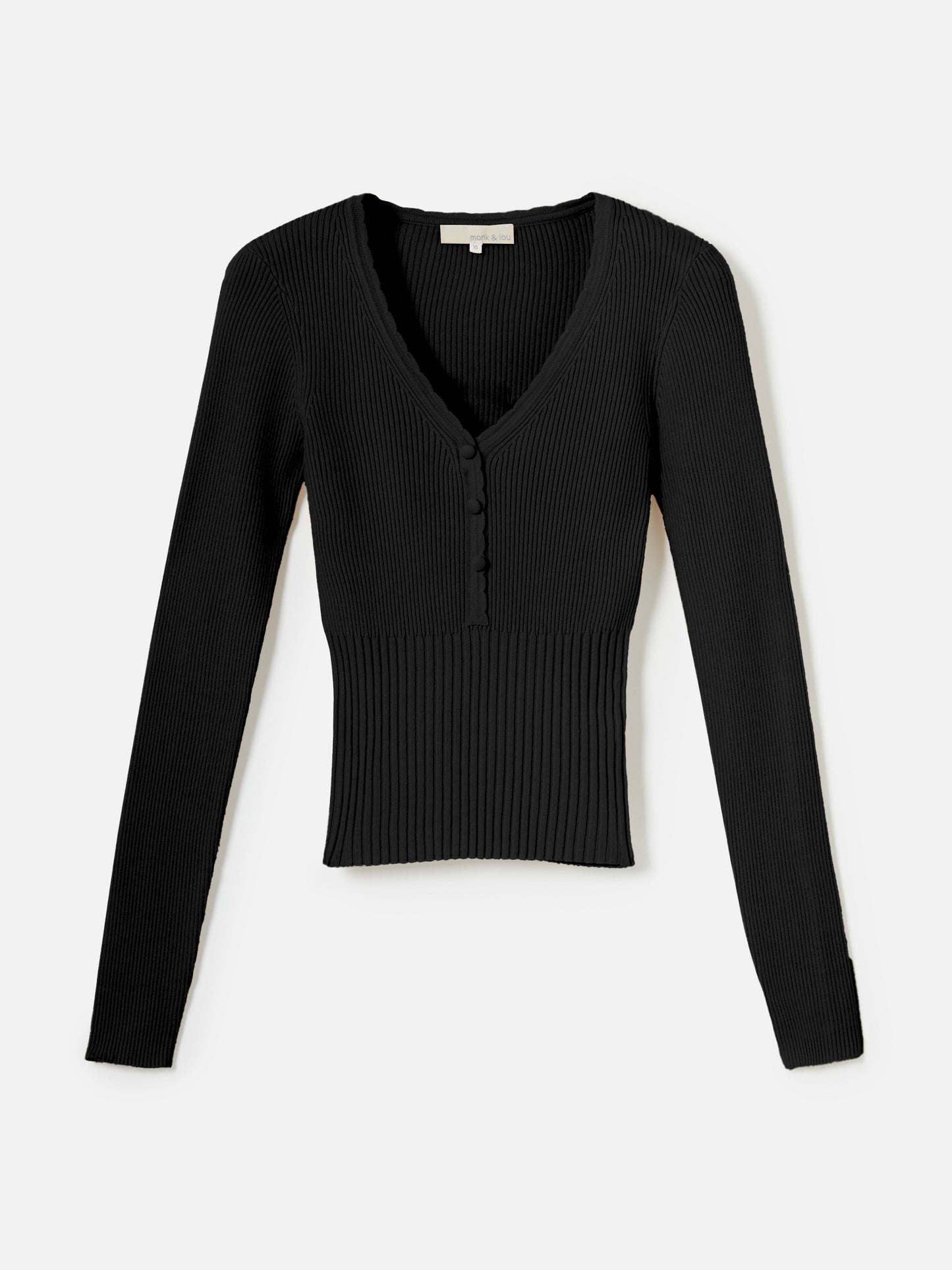 Sweater - Monk & Lou - Brenda Scallop Neck Sweater - PLENTY