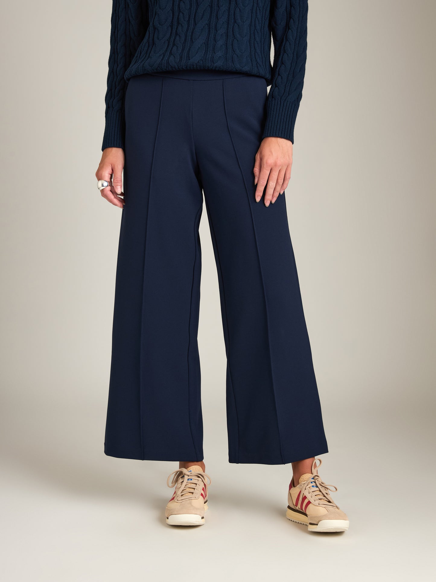 MONK & LOU - Amy Pintuck Wide Leg Pants -