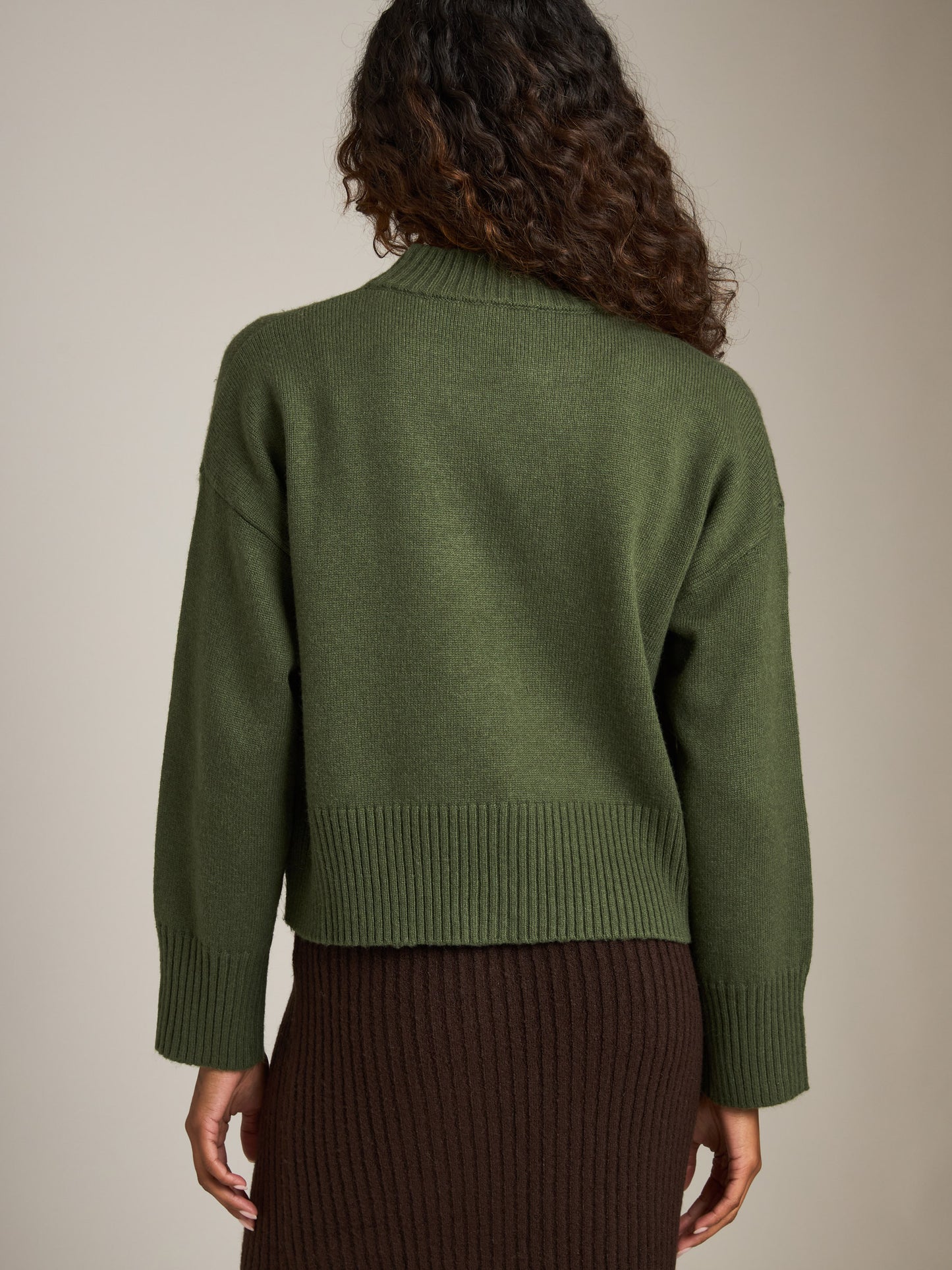 Eisha Cashmere Blend Easy Pullover Sweater