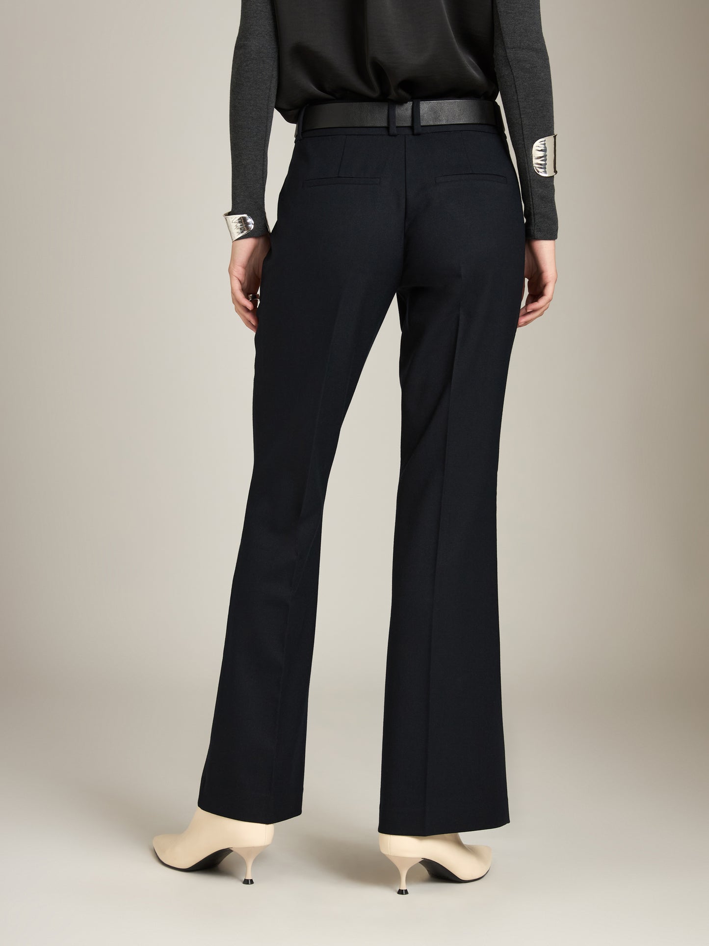 MONK & LOU - Joan Midrise Flare Trouser -