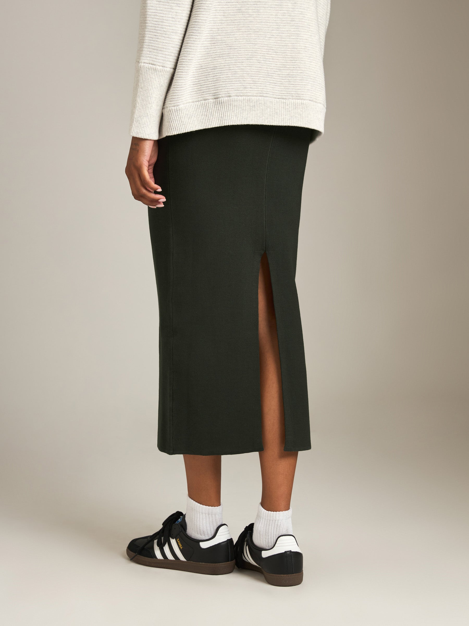 MONK & LOU - Leeza Column Pencil Skirt -