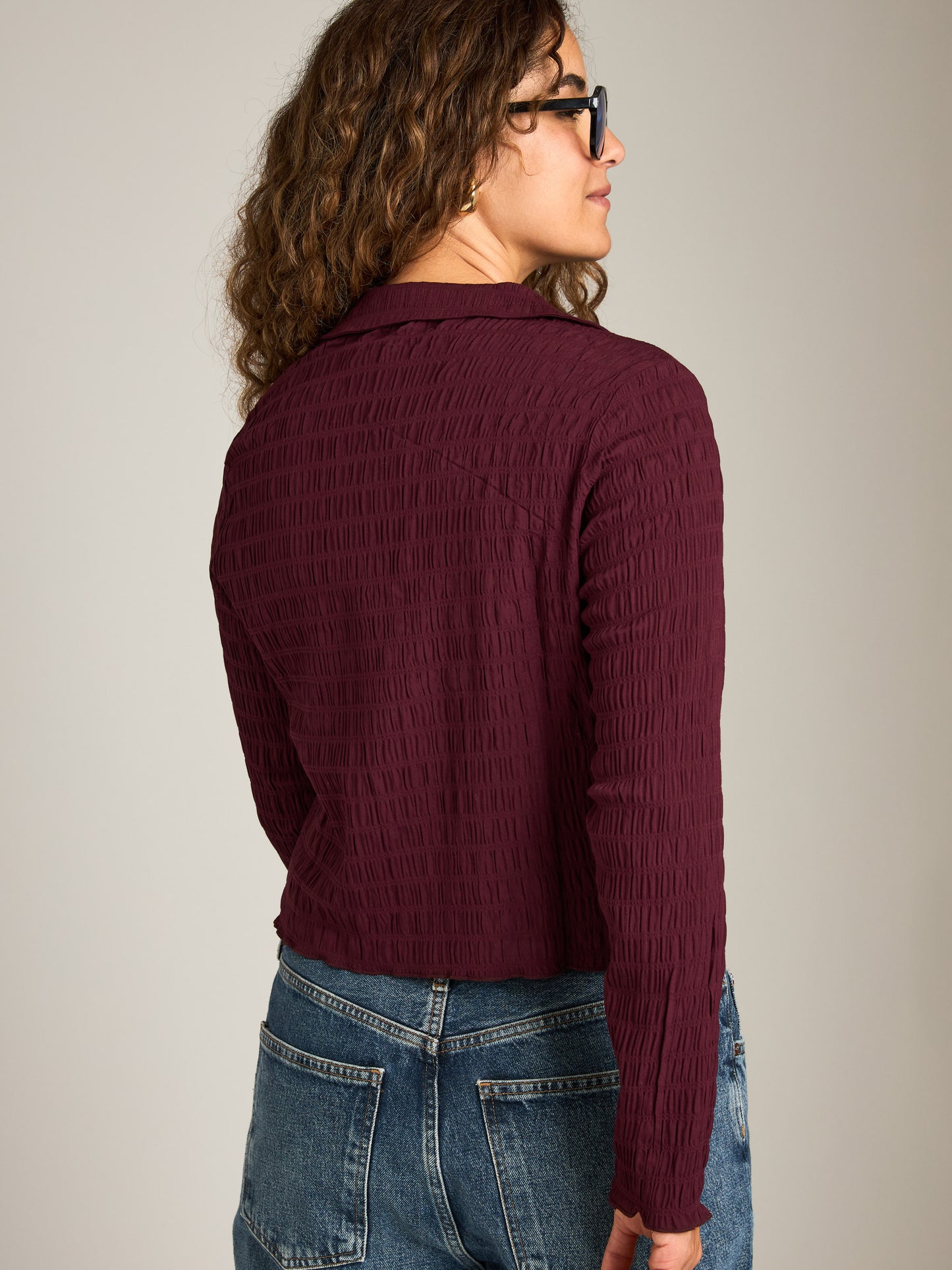 MONK & LOU - Textured Lula Shirt -
