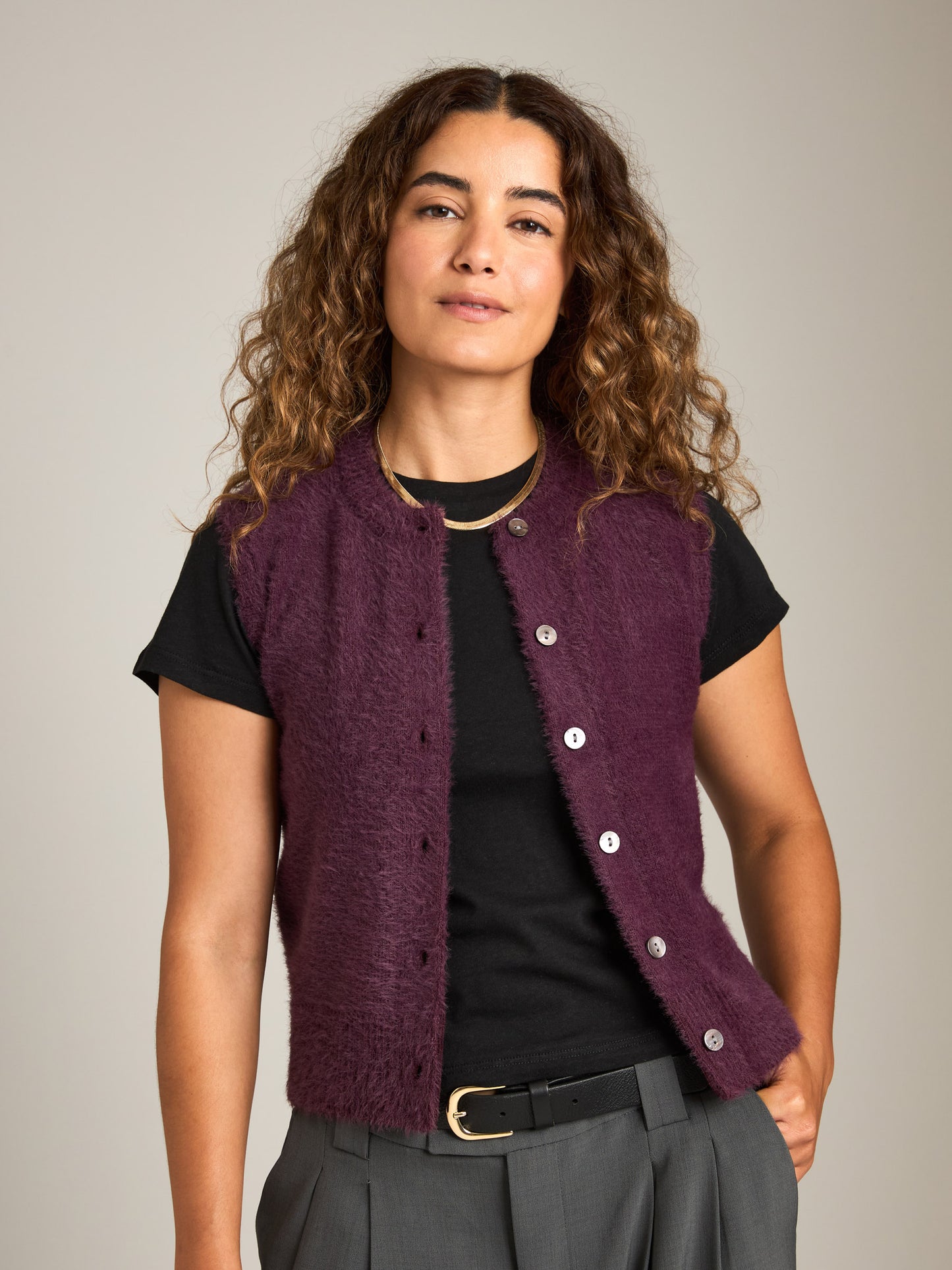 Ora Button Vest