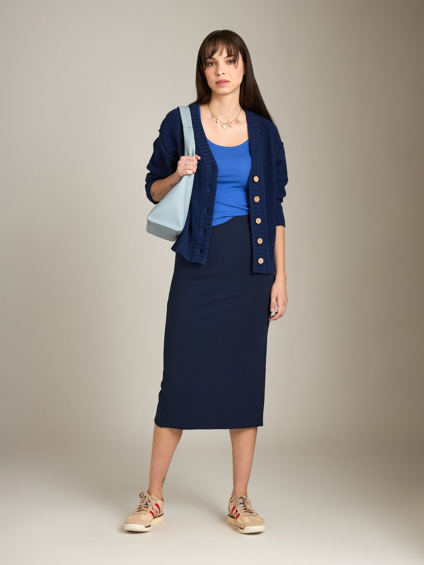 MONK & LOU - Sharita Relaxed Cardi - Ink