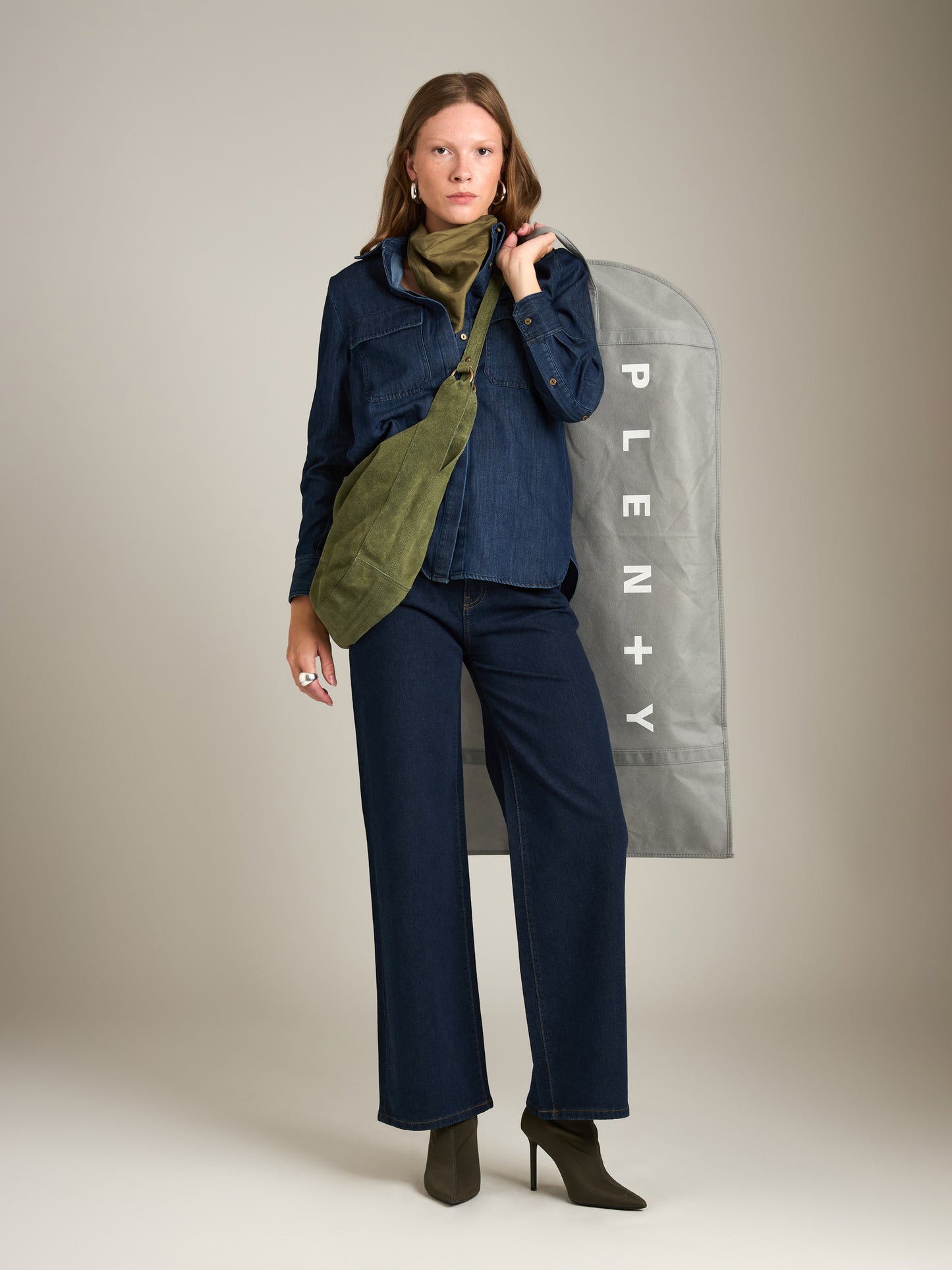 Skye Double Pocket Denim Utility Shirt