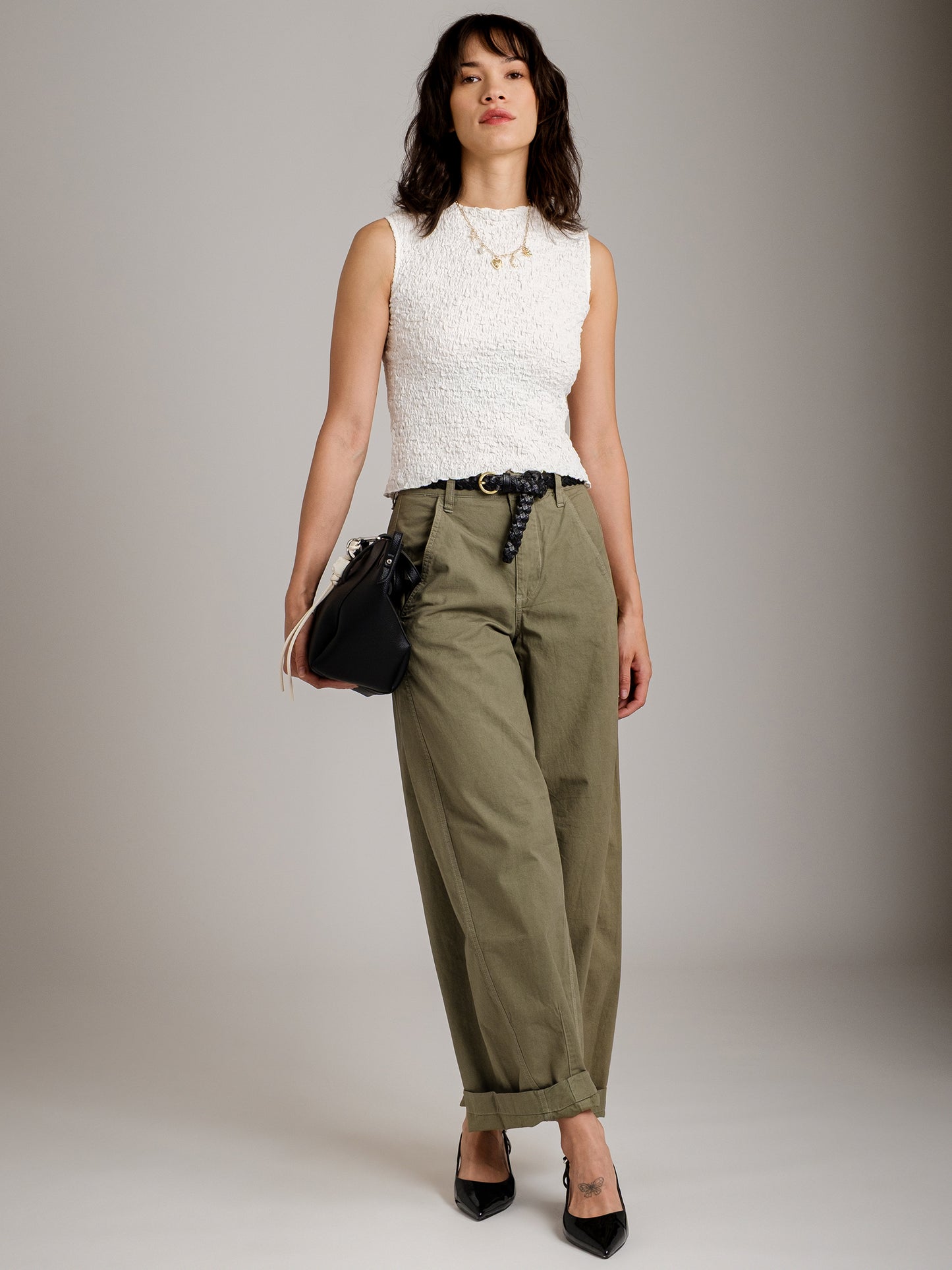 Textured Cotton Teya Top