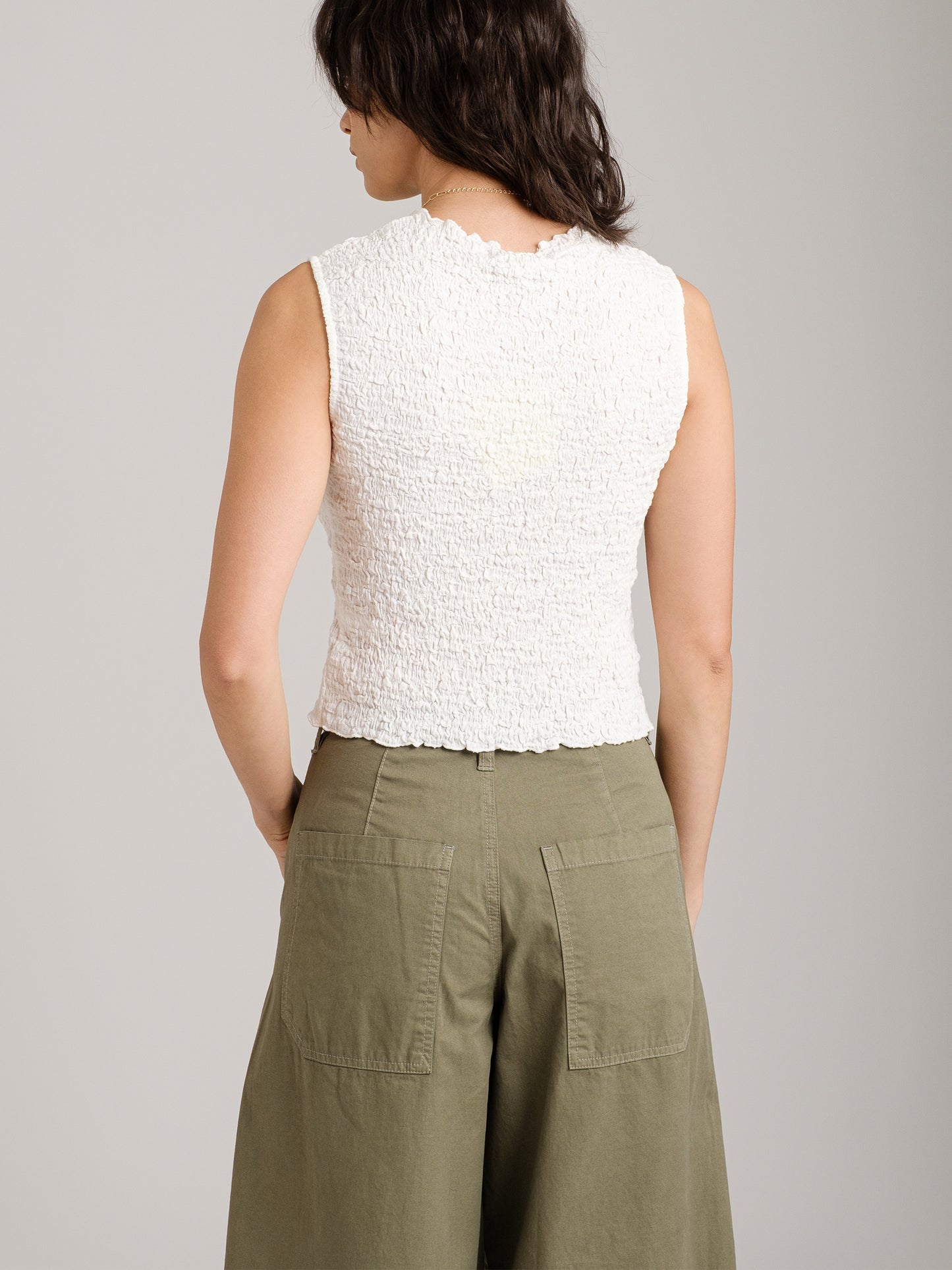 Textured Cotton Teya Top